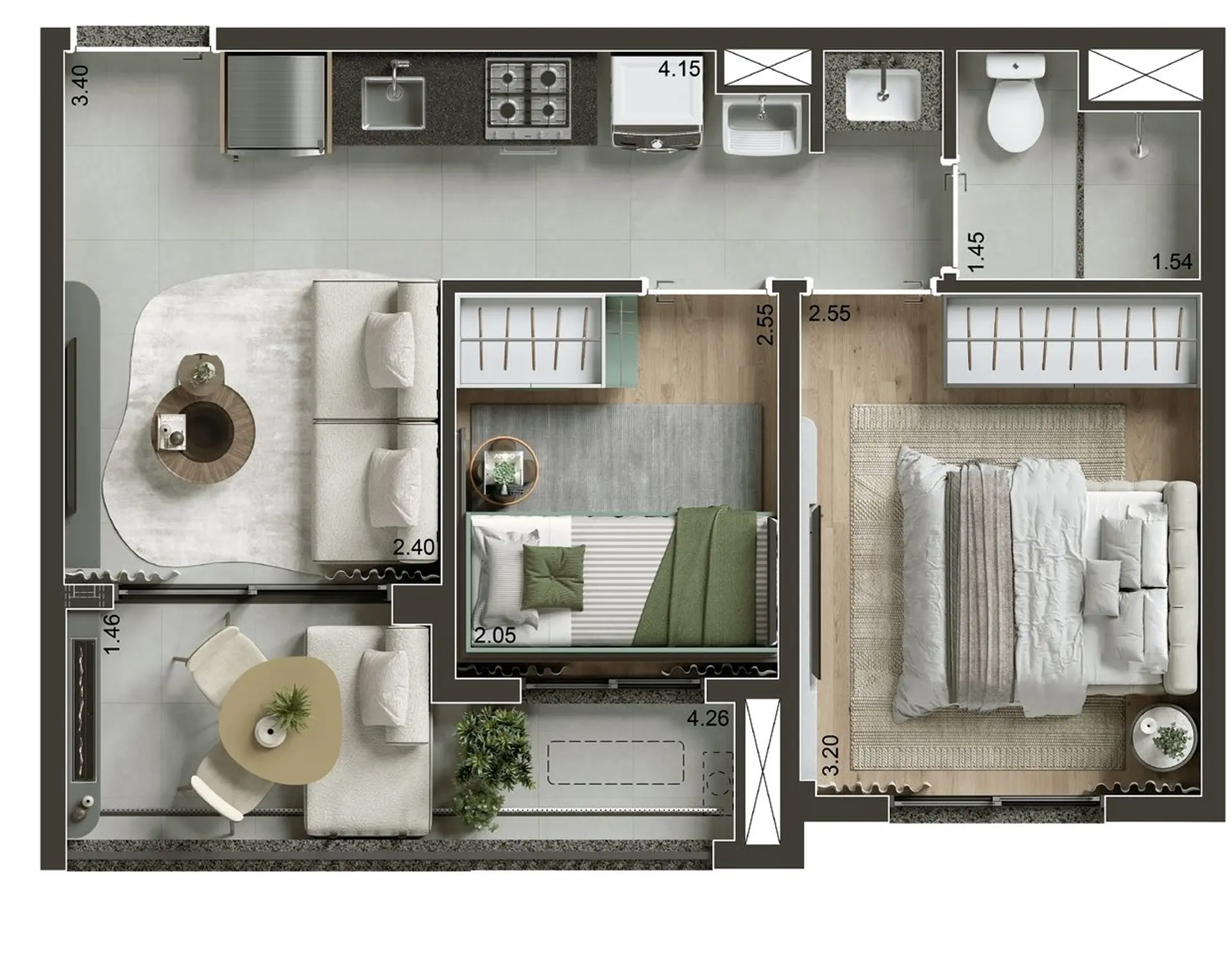 Planta 2 – Today Alto da Boa Vista