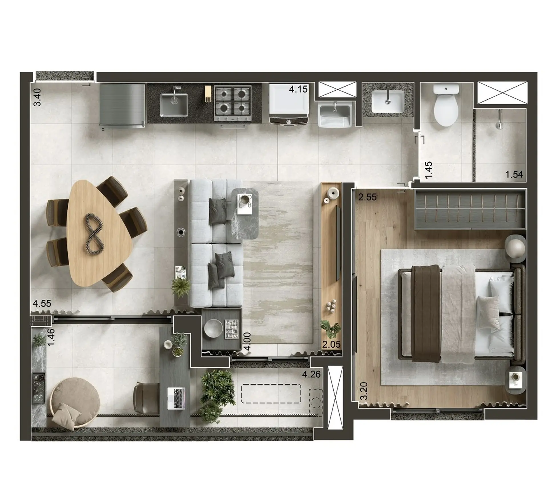 Planta 1 – Today Alto da Boa Vista
