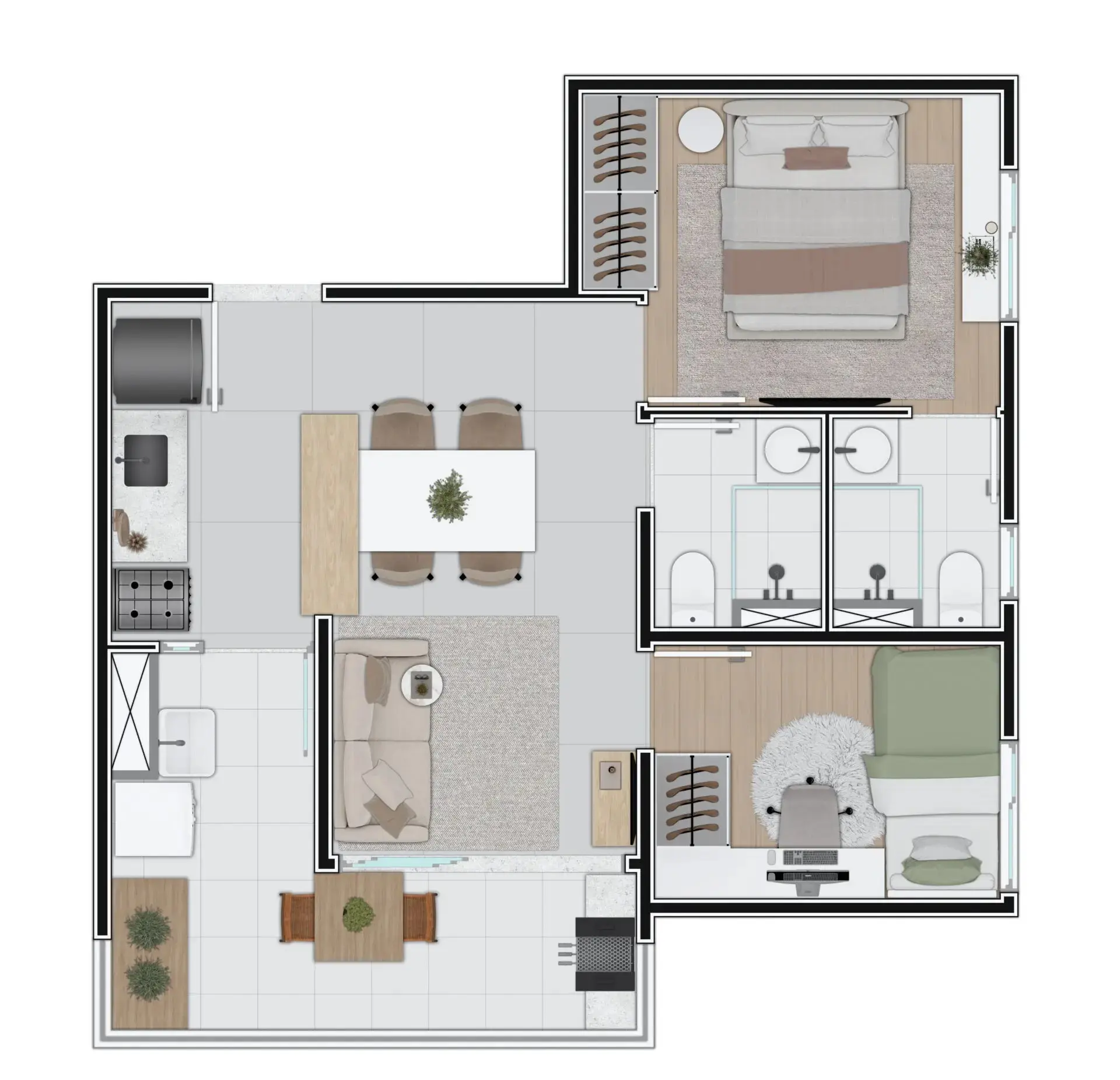 Planta 1 – Twist Alto da Mooca