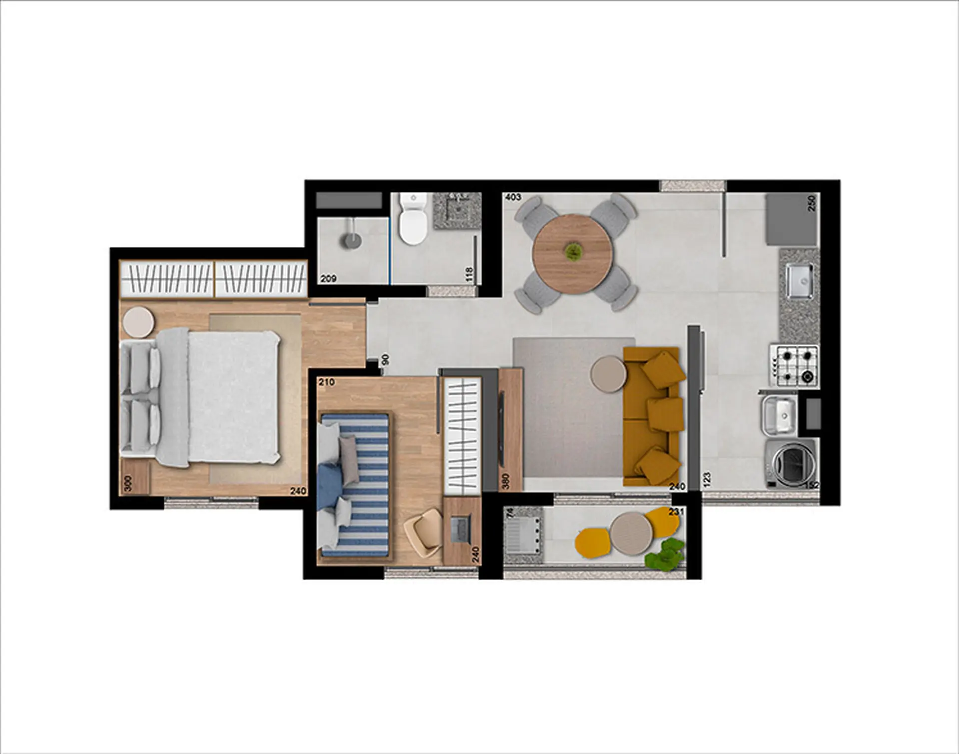 Planta 3 – Up Jardim Prudência