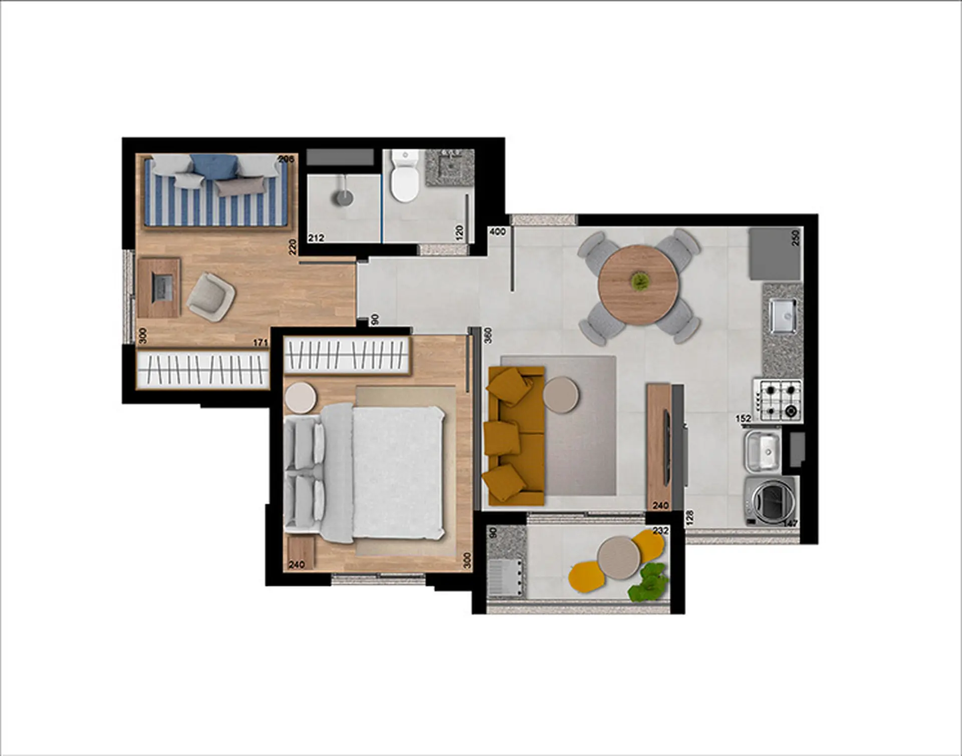 Planta 1 – Up Jardim Prudência