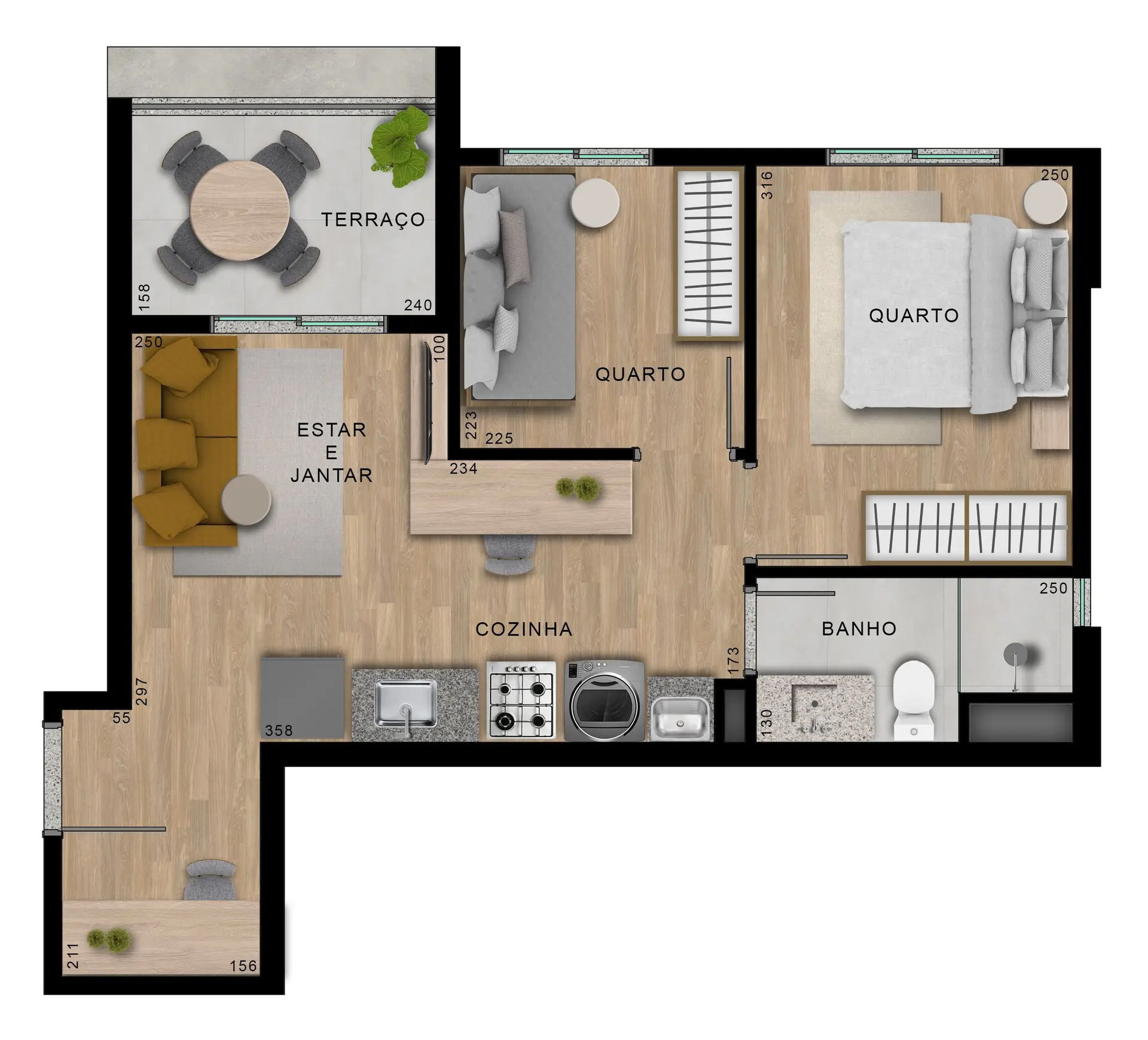 Planta 1 – Up Move Vila Sônia