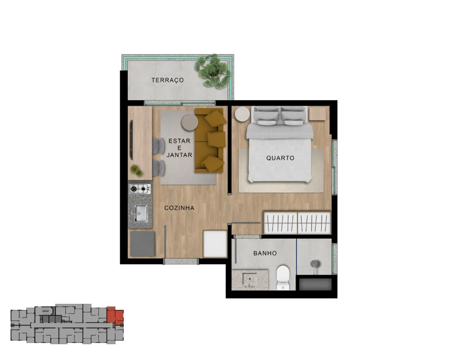 Planta 1 – Up Select Vila Sônia