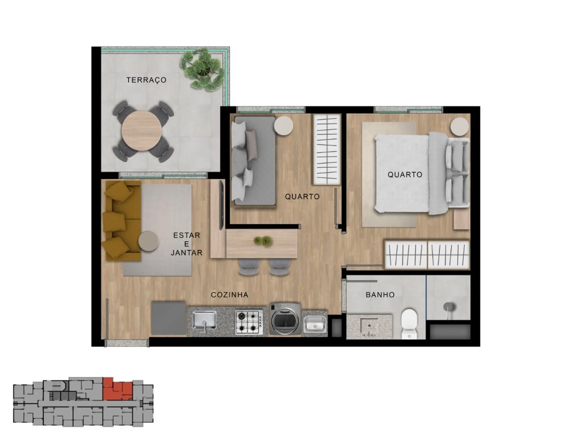 Planta 3 – Up Select Vila Sônia