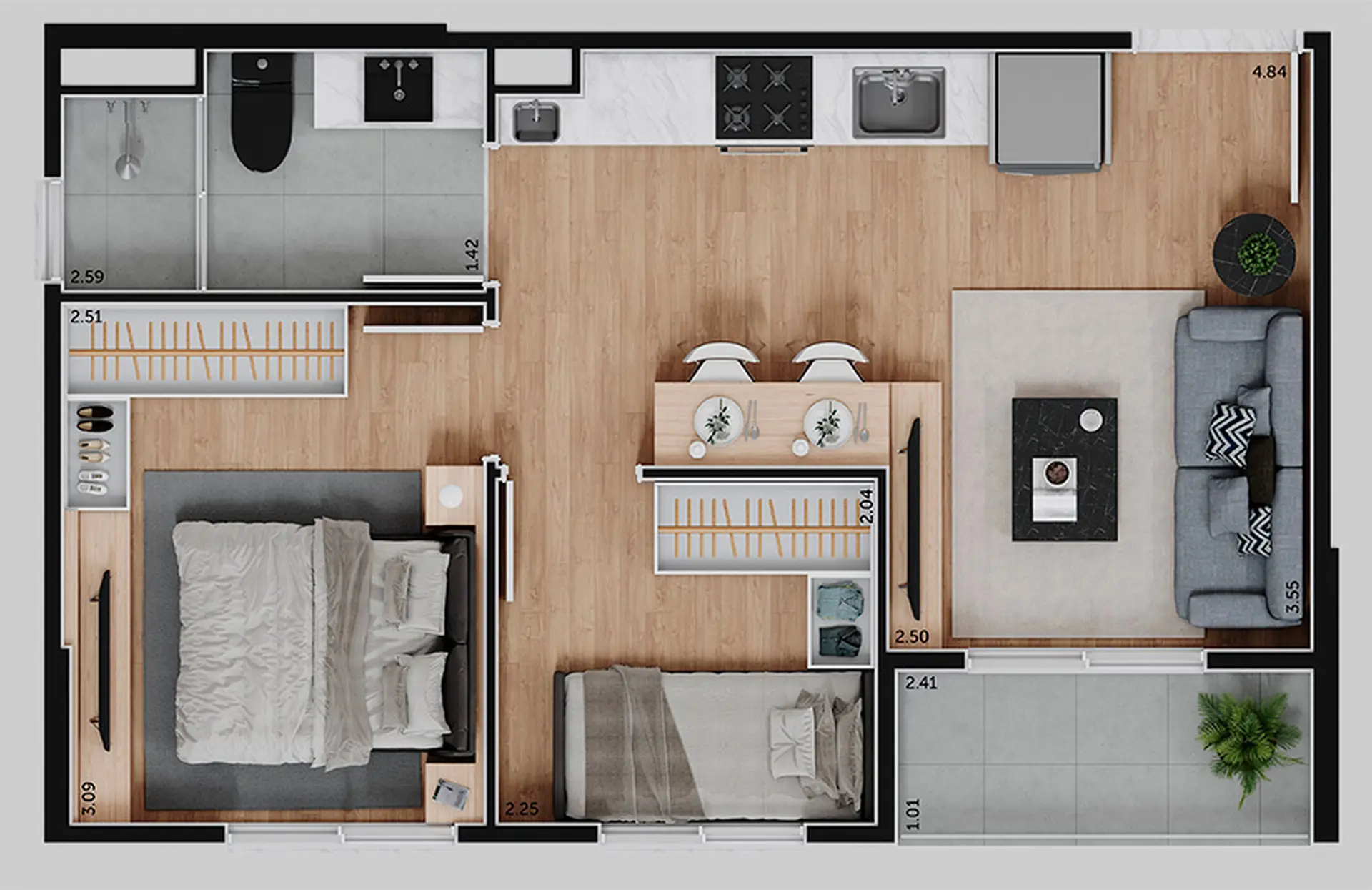 Planta 1 – Up Vila Sônia