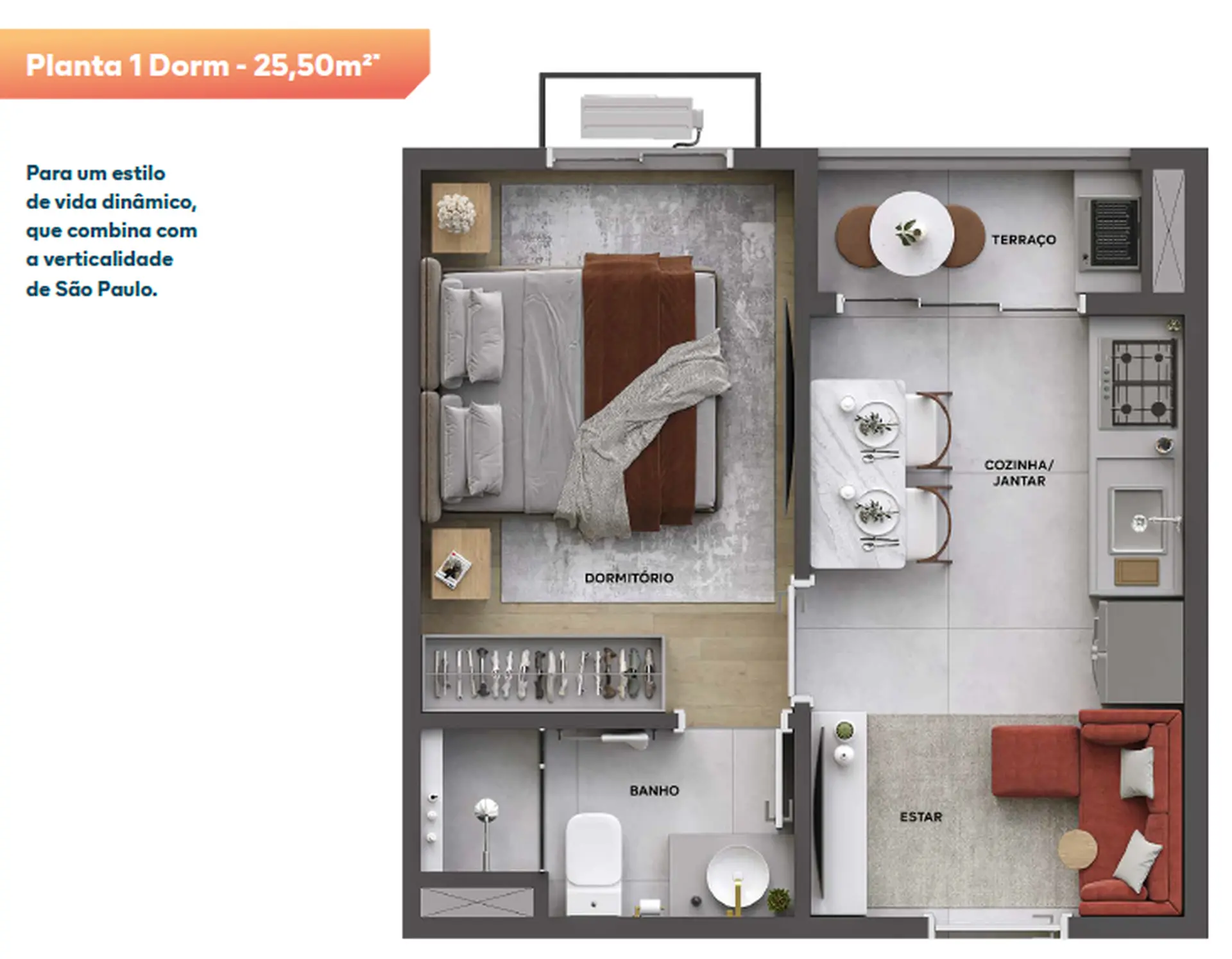 Planta 2 – Verticá Jardim Prudência