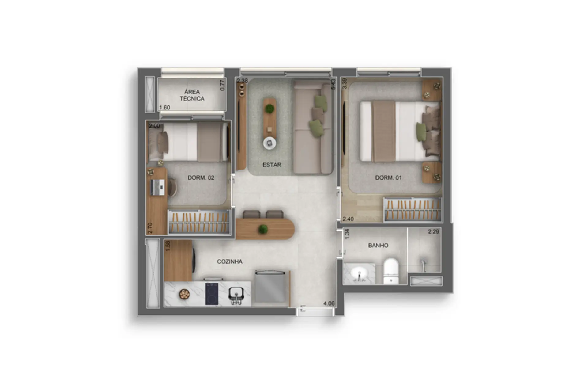 Planta 4 – Vértice Butantã Residences