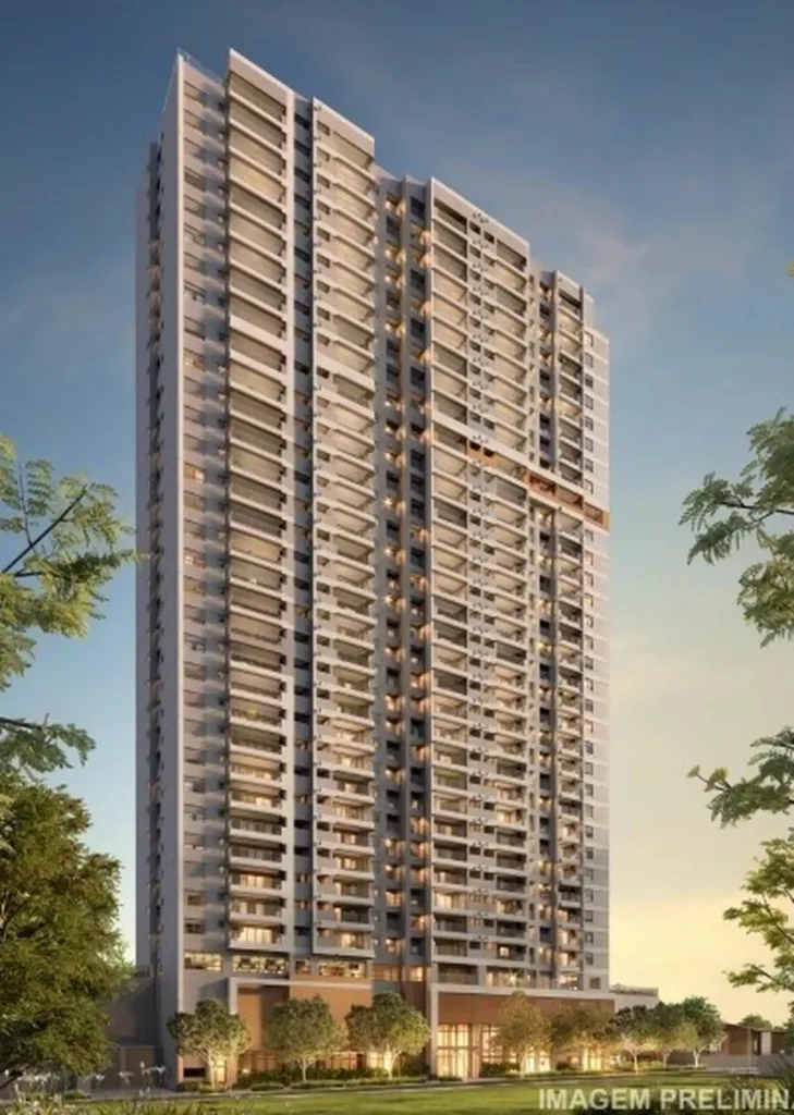 Fachada do empreendimento Vértice Butantã Residences