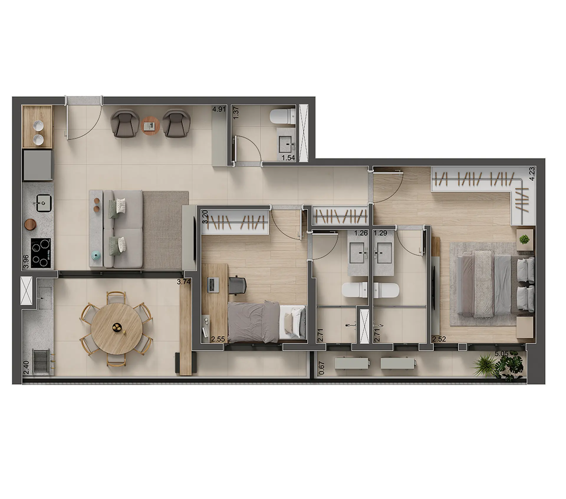 Planta 2 – Villa Chácara Inglesa