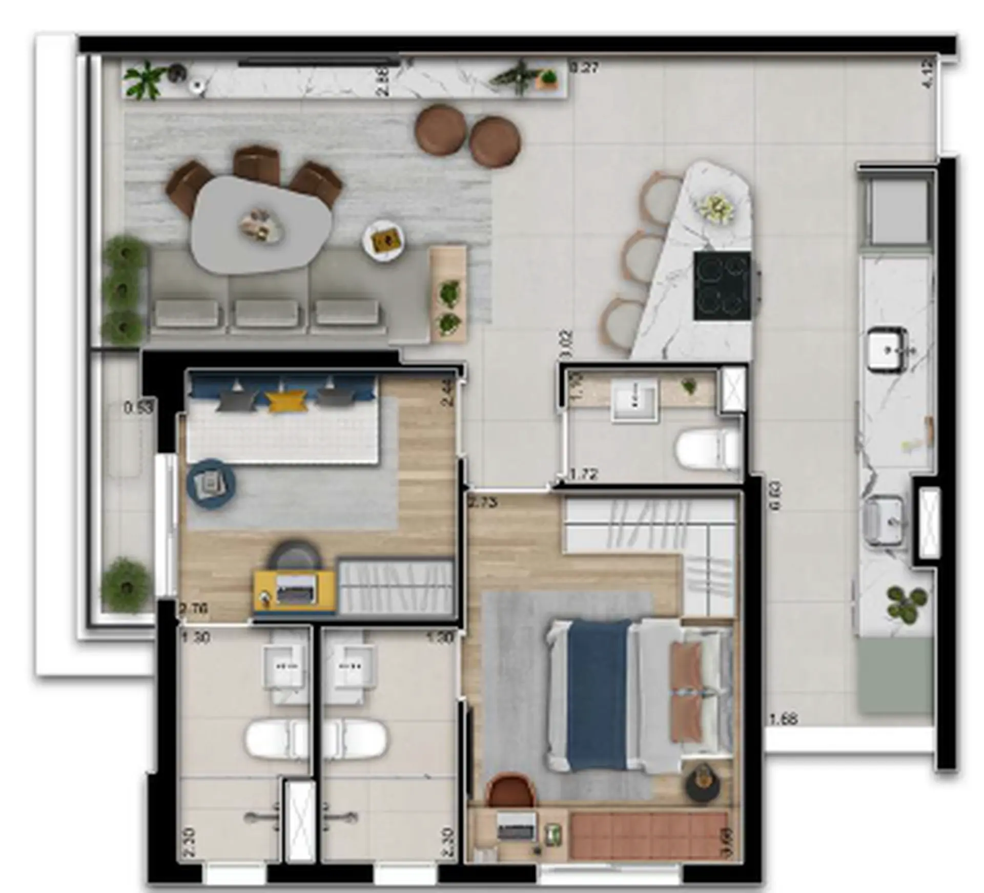 Planta 2 – Vista Jardim Guedala