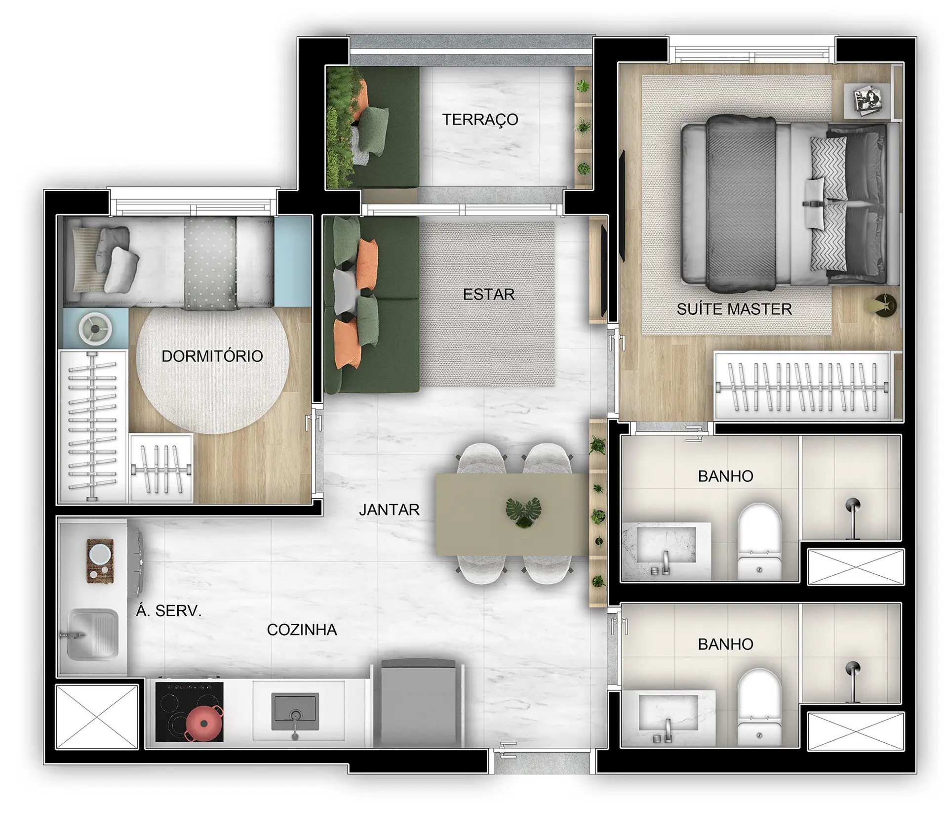 Planta 3 – Viva Benx Star Conceição