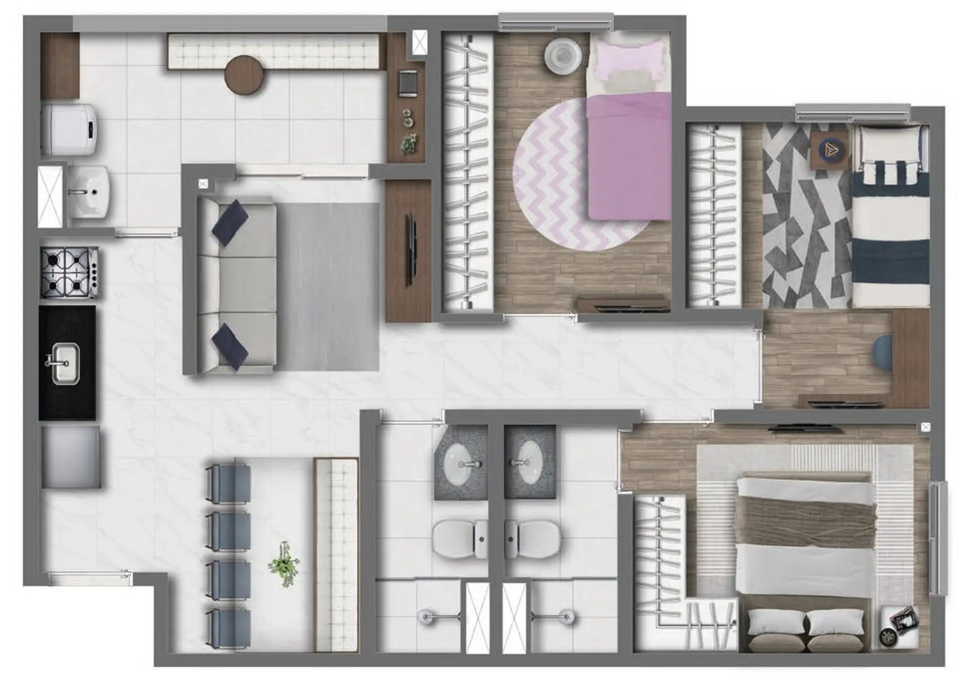 Planta 1 – Vivaz Prime Belenzinho