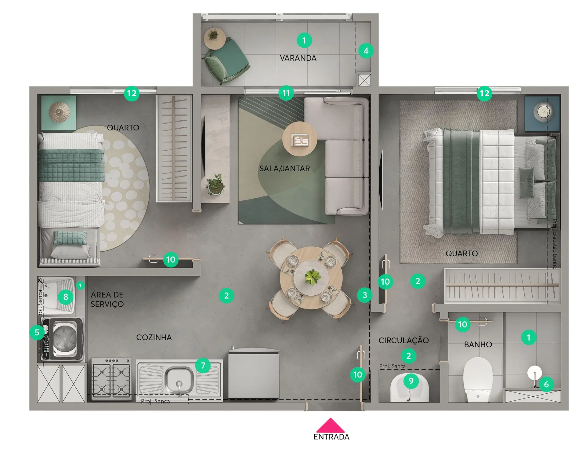 Planta 1 – Vivenza