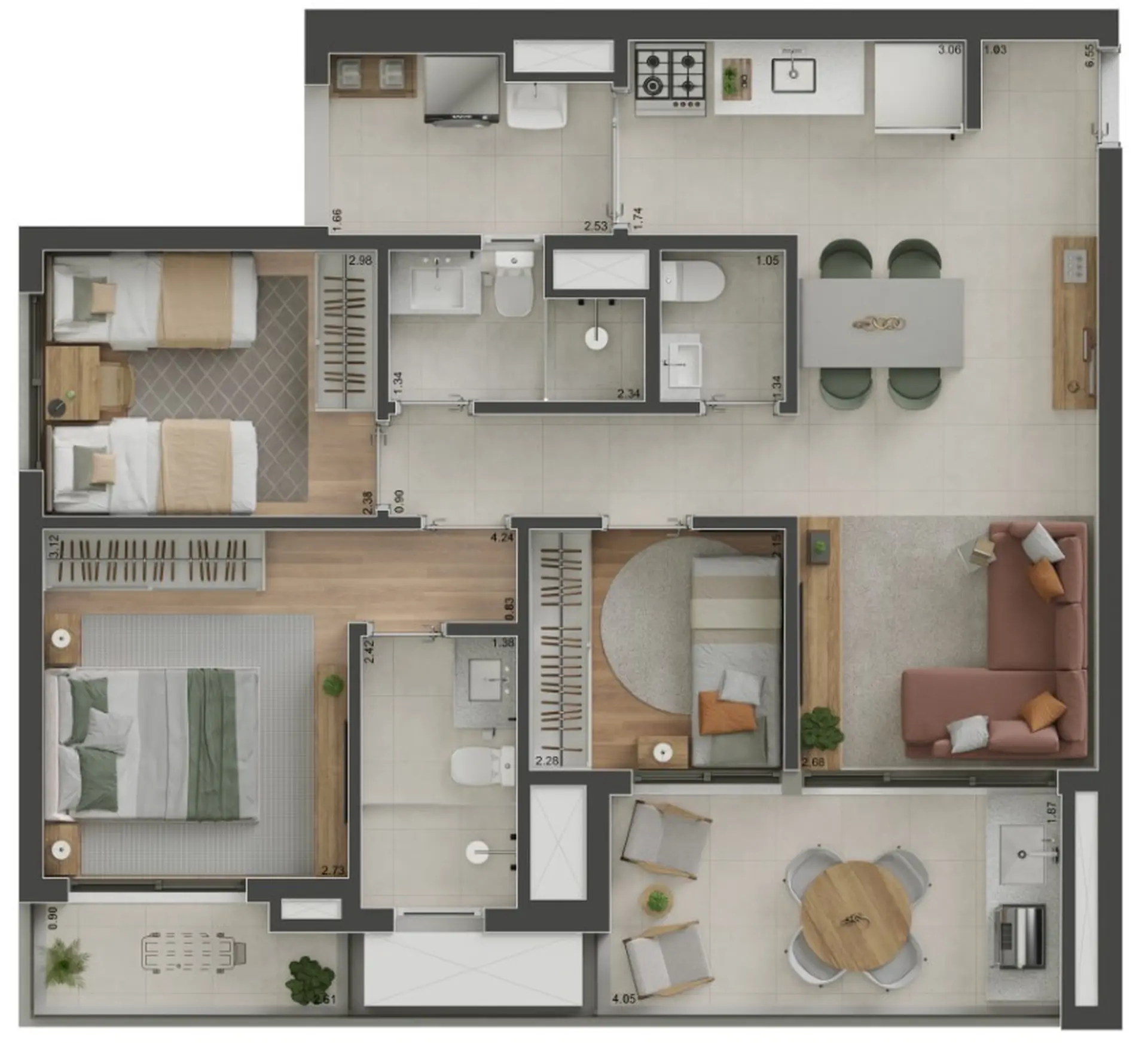 Planta 2 – Voga Flórida
