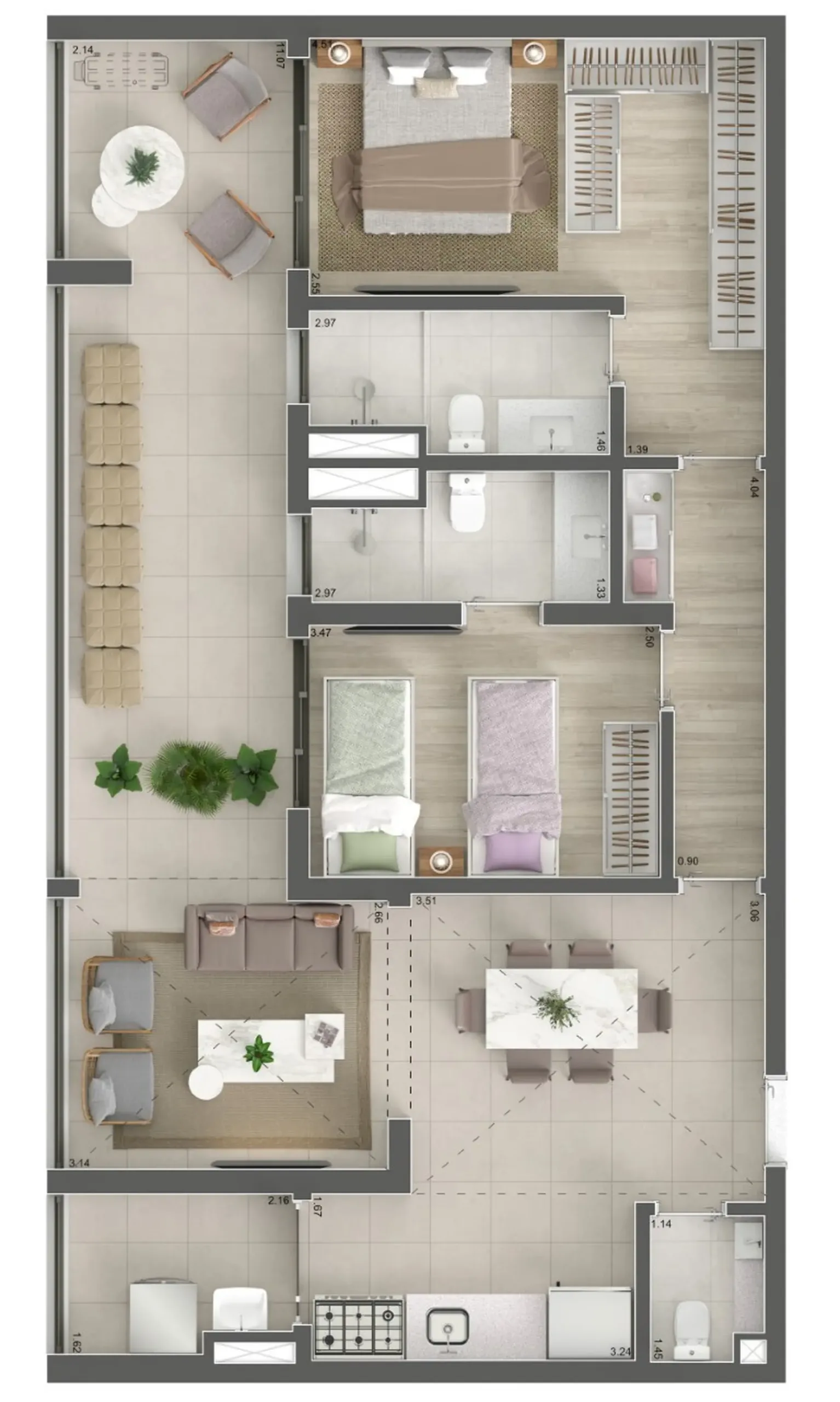 Planta 1 – Voga Flórida