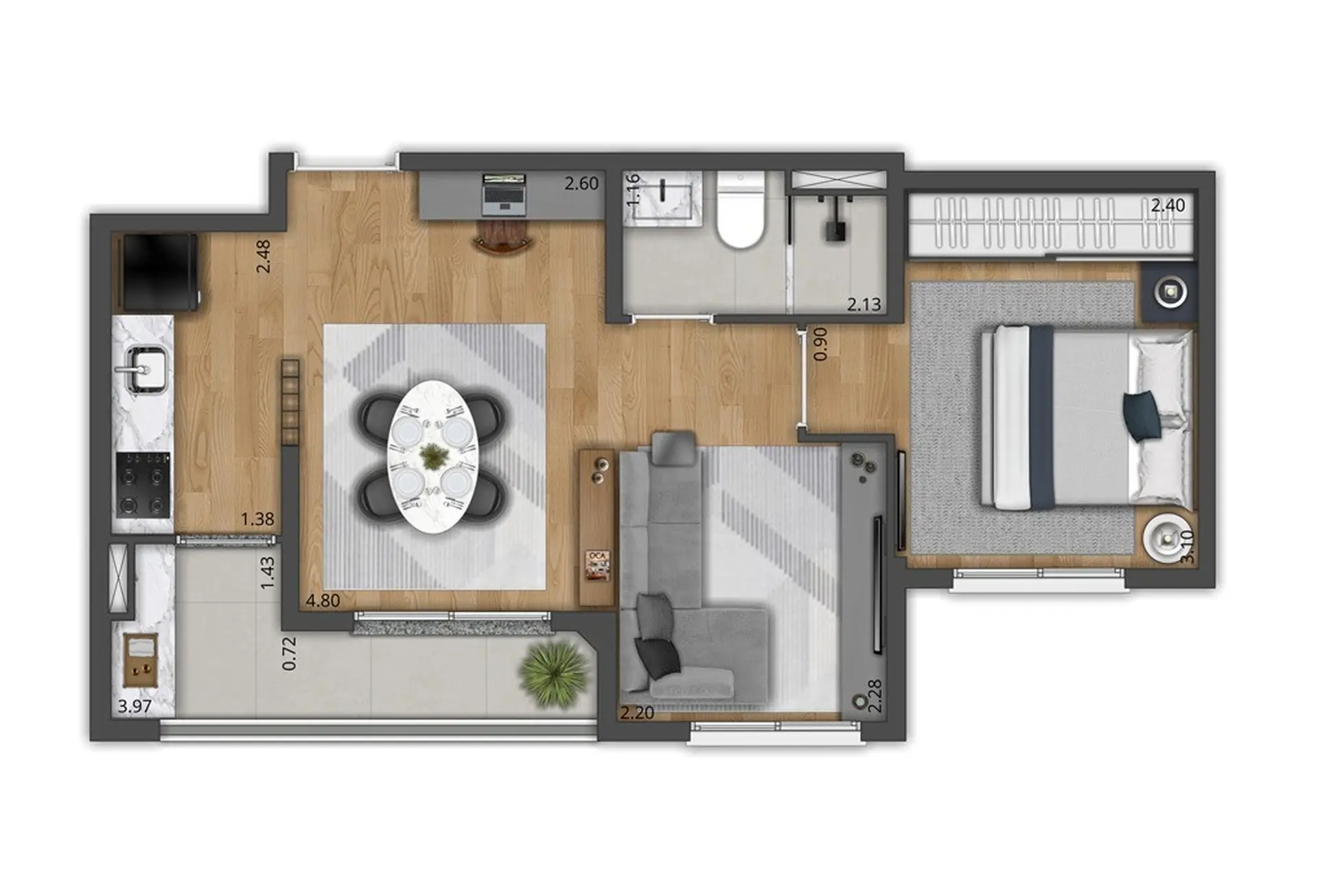 Planta 1 – Welconx Alto de Pinheiros