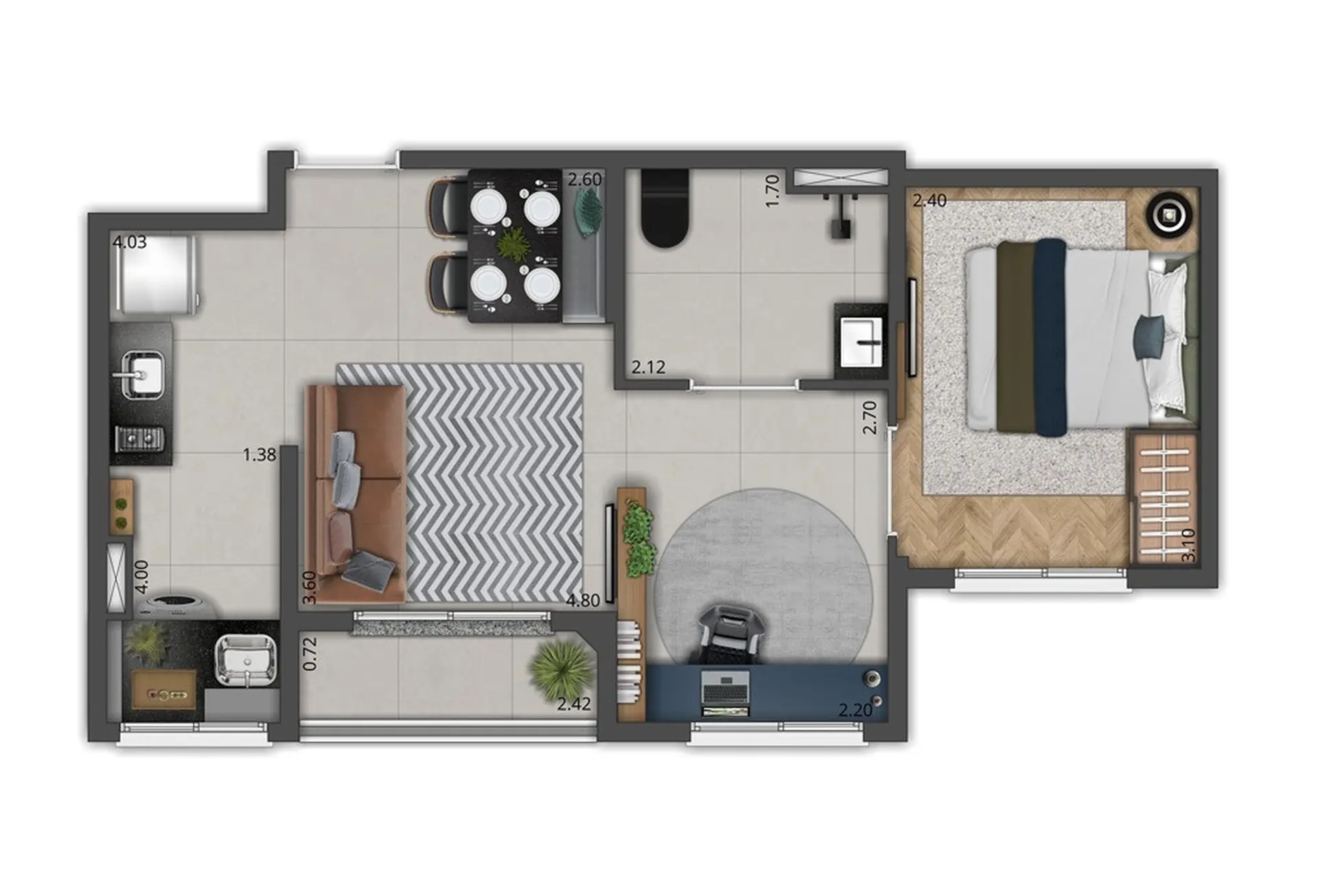 Planta 3 – Welconx Alto de Pinheiros