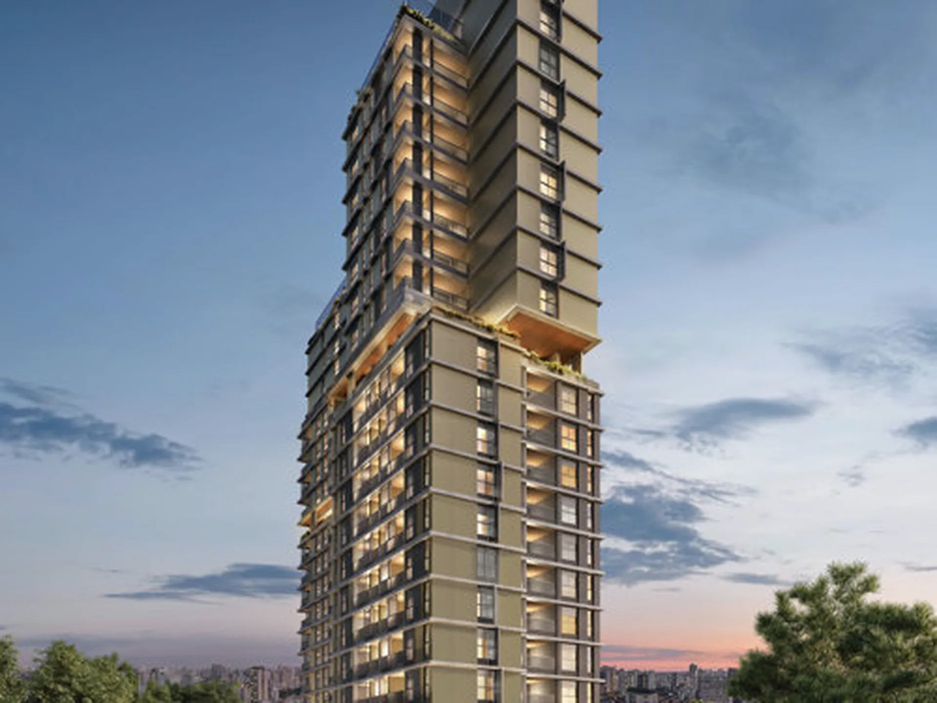 Fachada do 1800 Oscar Pinheiros, lançamento em Pinheiros, São Paulo
