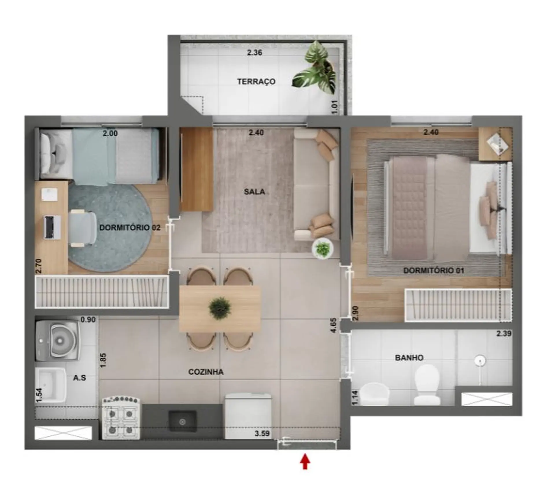 Planta 4 – Alto Granja Julieta