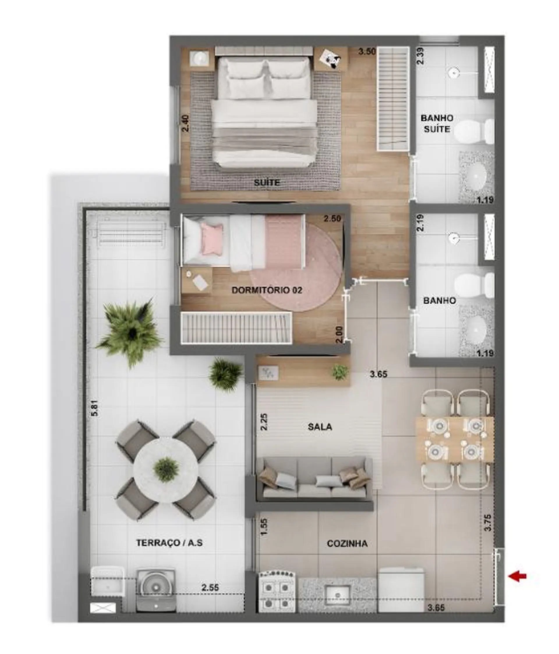 Planta 3 – Alto Granja Julieta