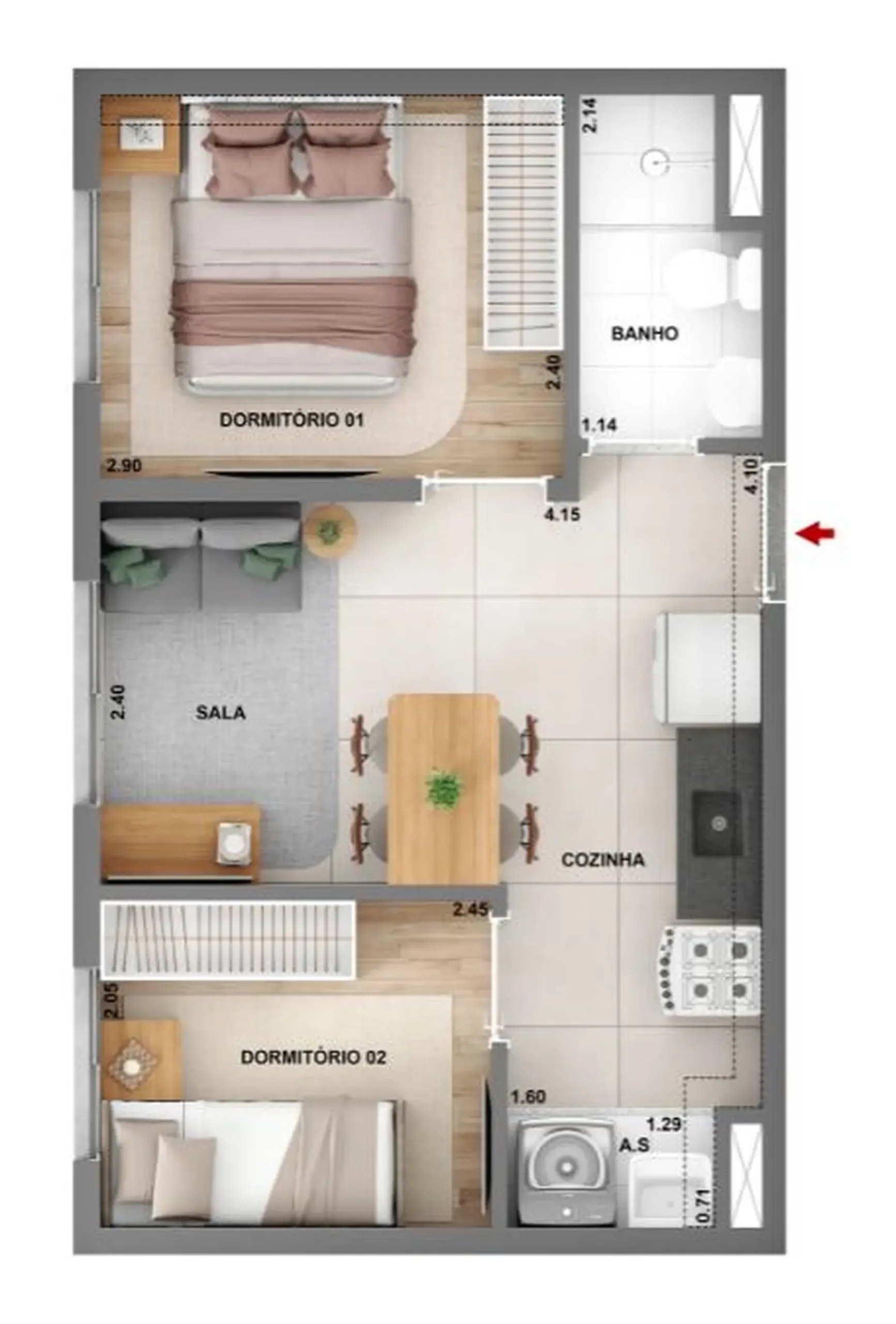 Planta 2 – Alto Granja Julieta