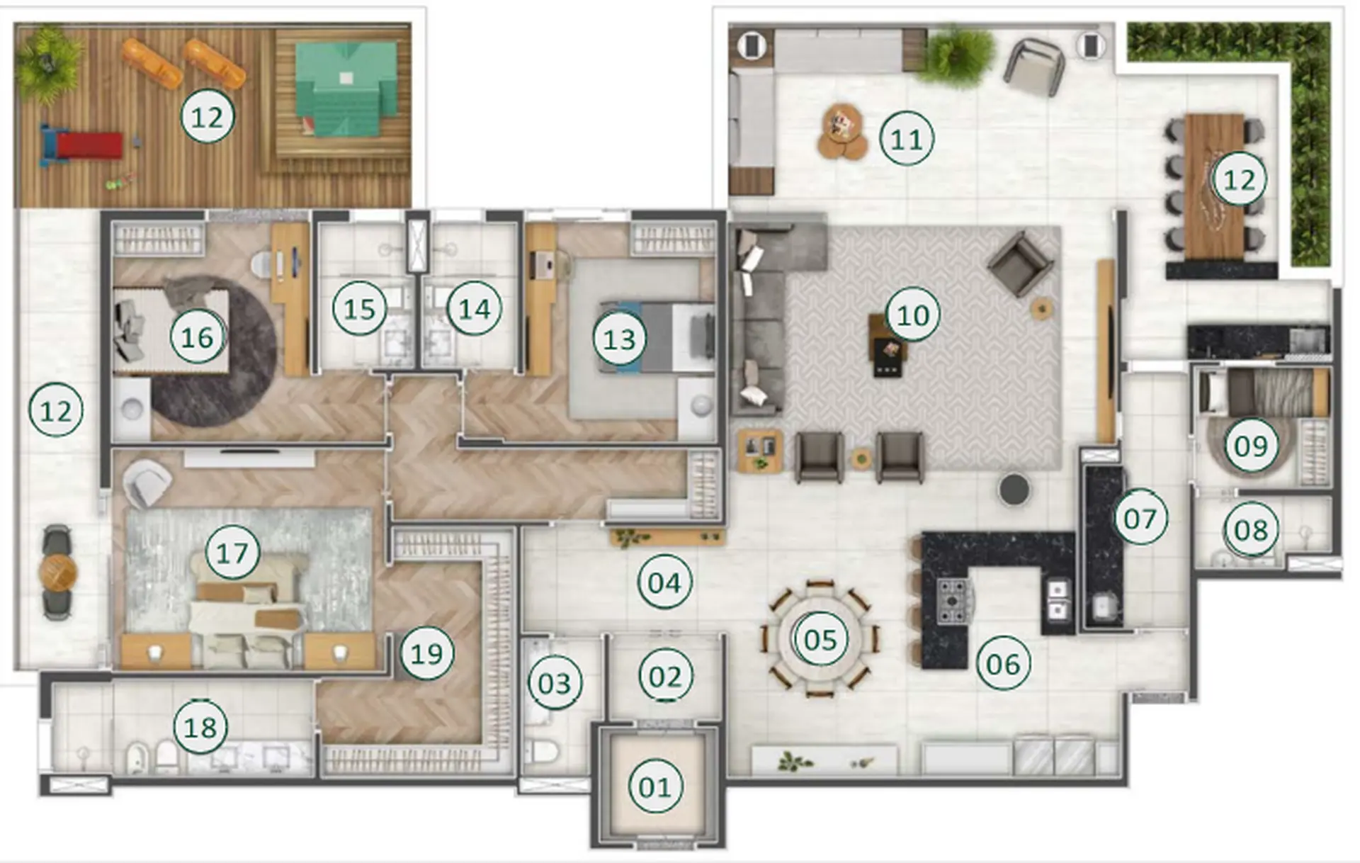 Planta 4 – Altos Cidade Jardim