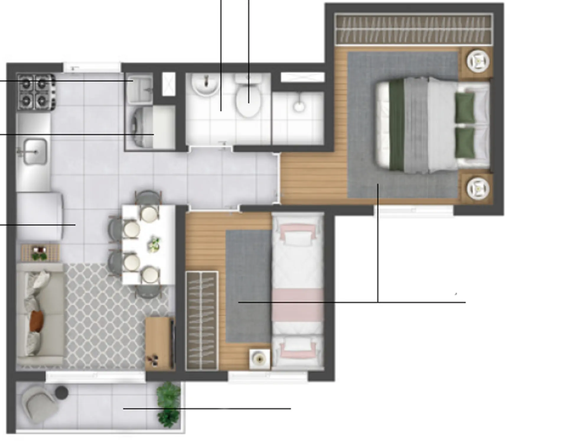 Planta 1 – Centro&Santa Cecília