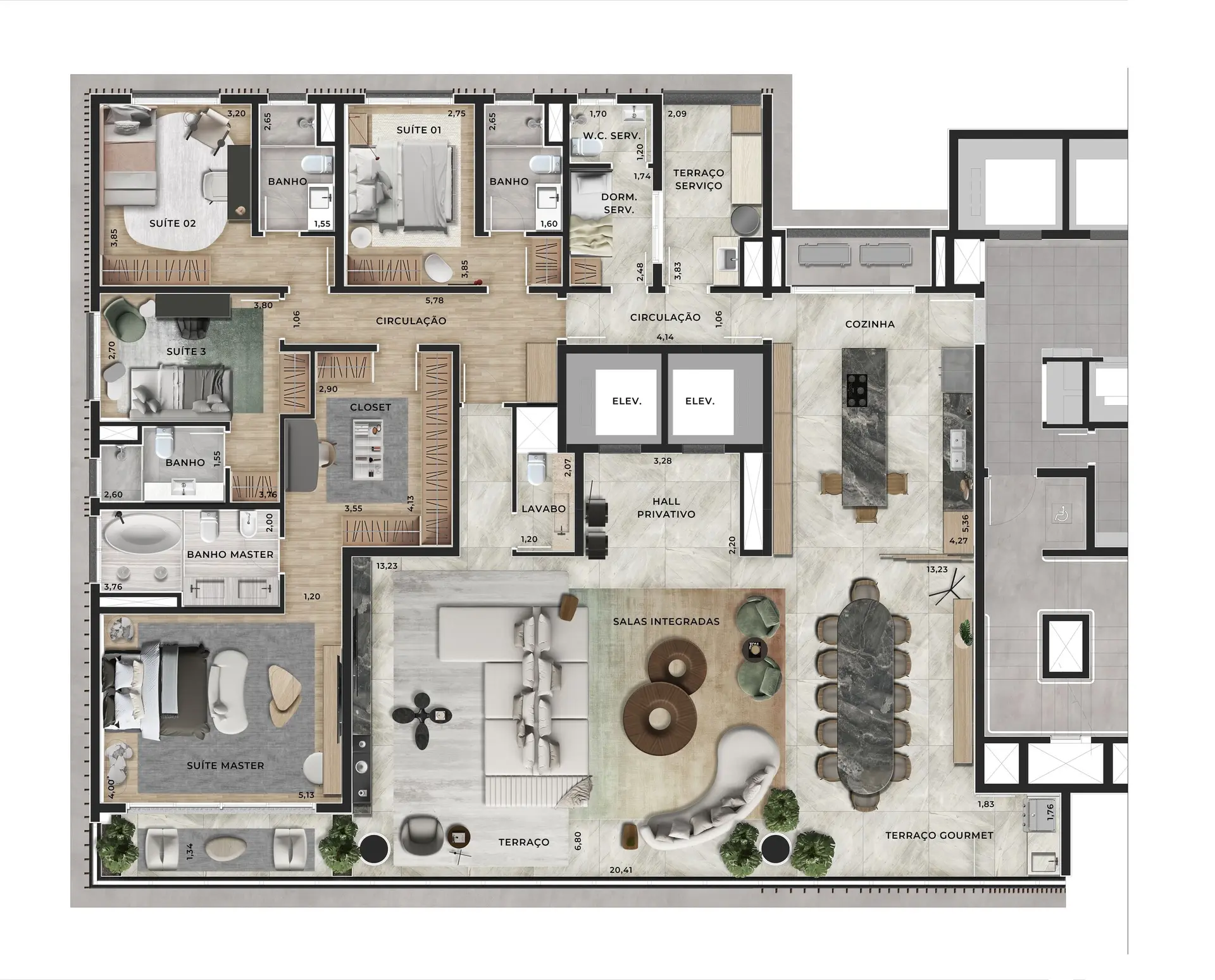 Planta 1 – Copa