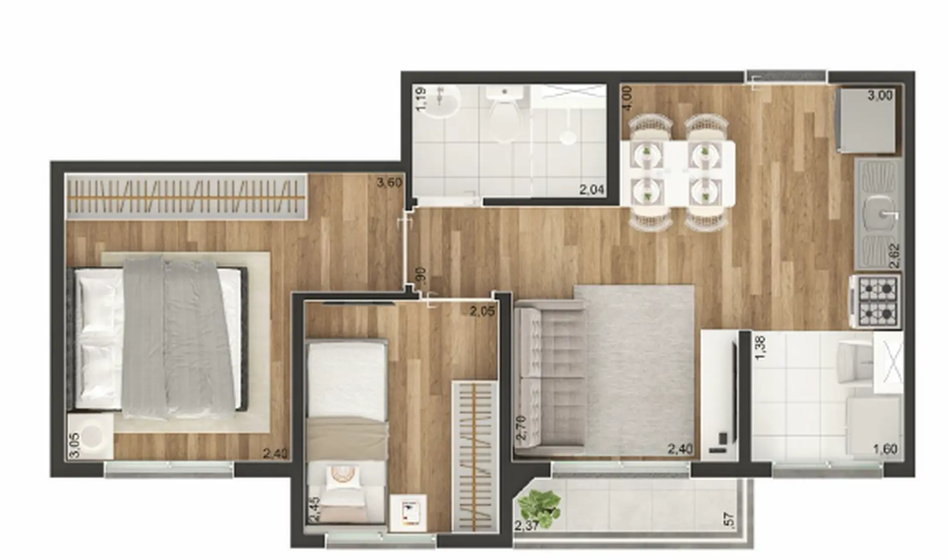 Planta 3 – Green Park Embira