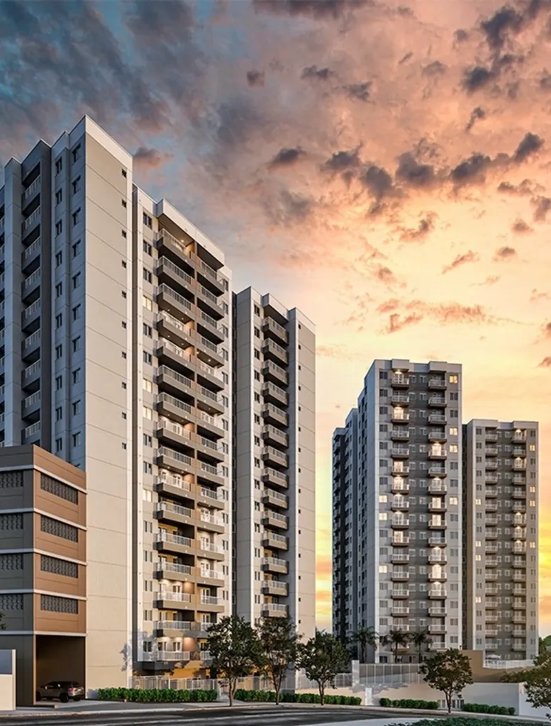 Fachada do empreendimento Green Park Embira