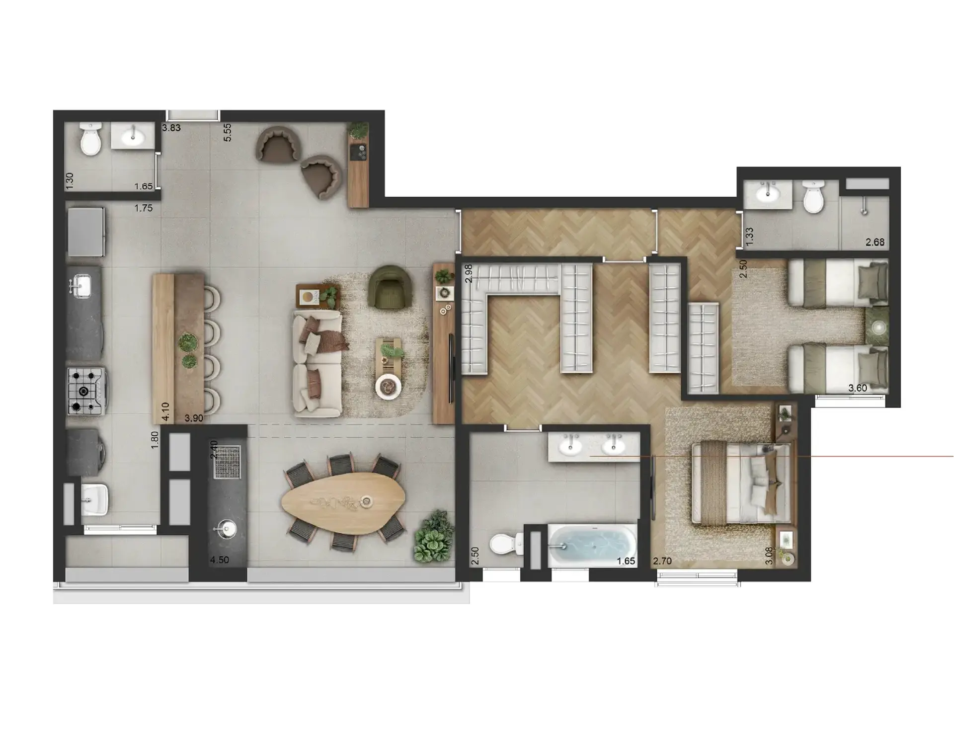 Planta 3 – Haus Mitre Edition Moema