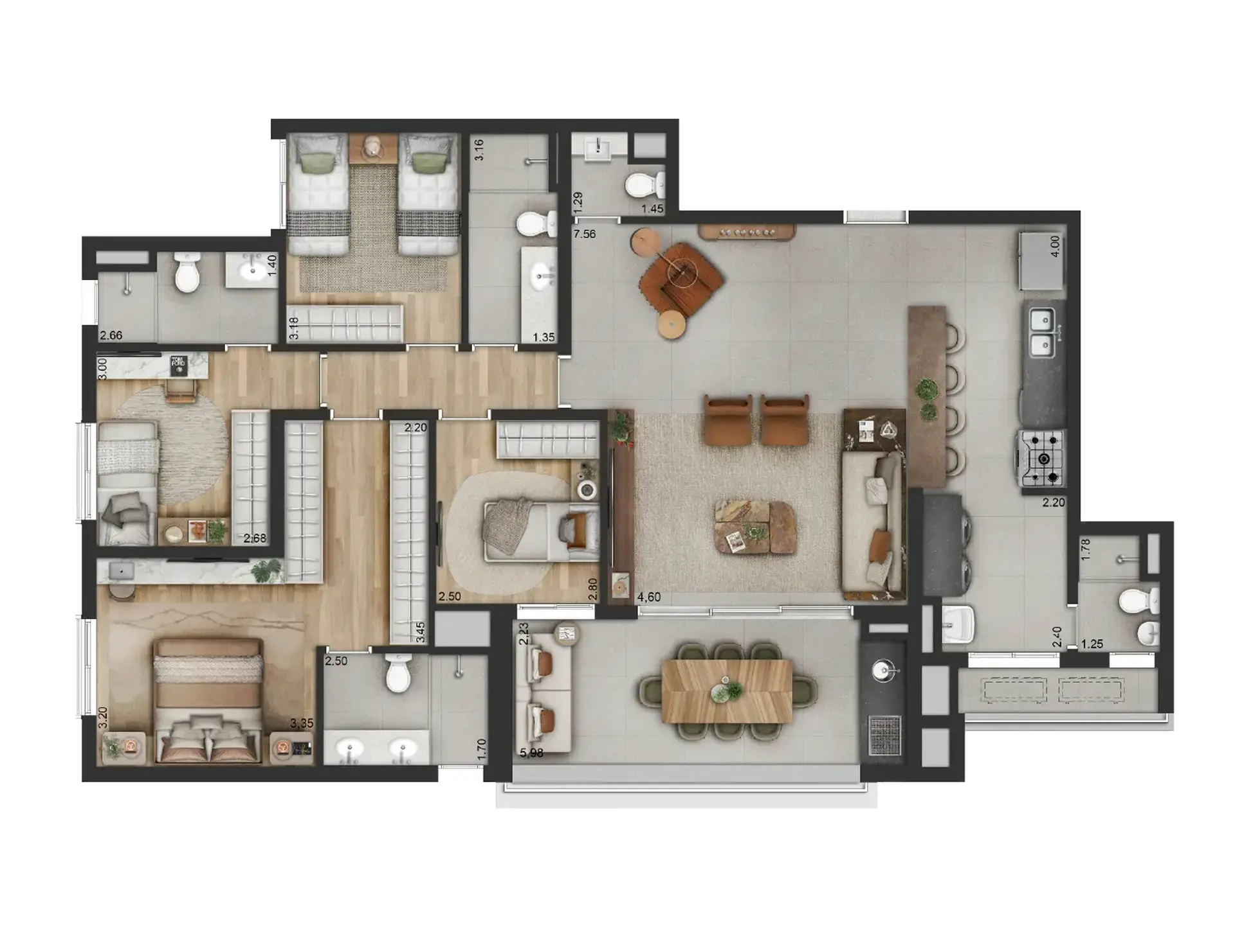 Planta 2 – Haus Mitre Edition Moema