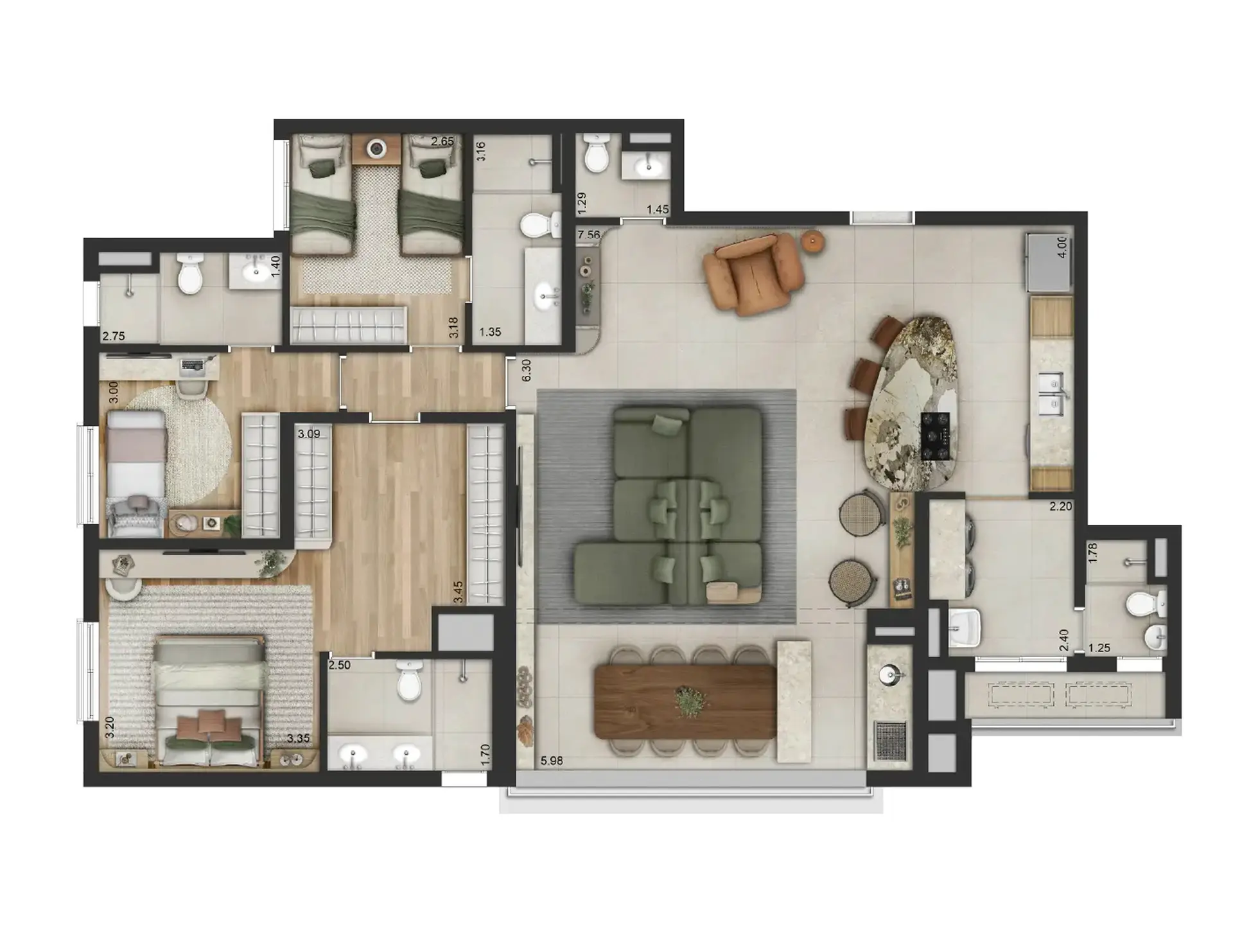 Planta 1 – Haus Mitre Edition Moema