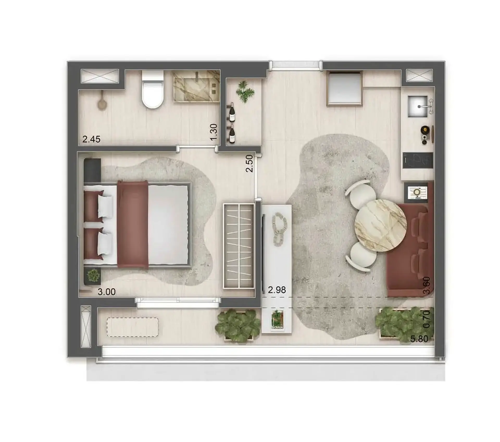 Planta 2 – Haus Mitre Station Moema