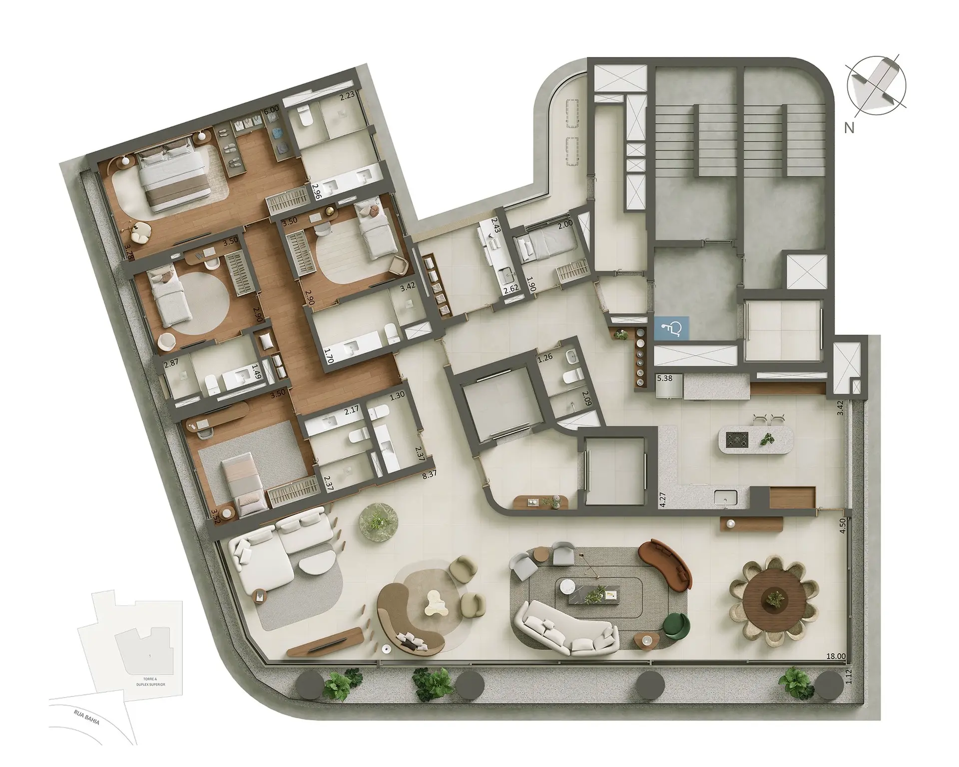 Planta 1 – Havva Higienópolis