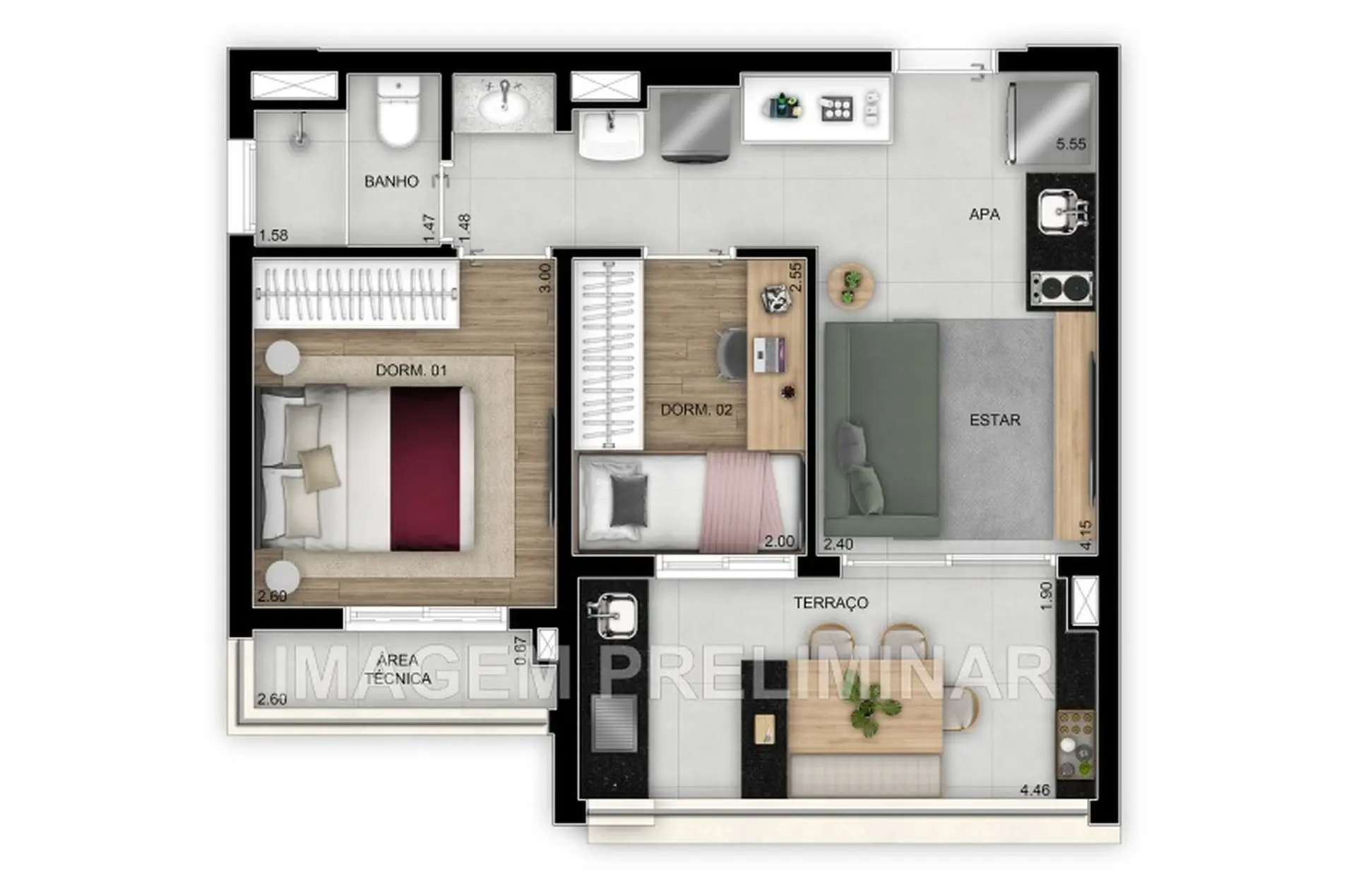 Planta 2 – Inspire Diálogo Home Resort