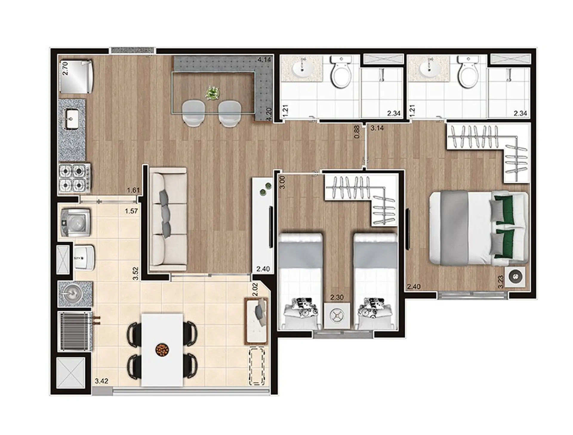 Planta 3 – Like Casa Verde