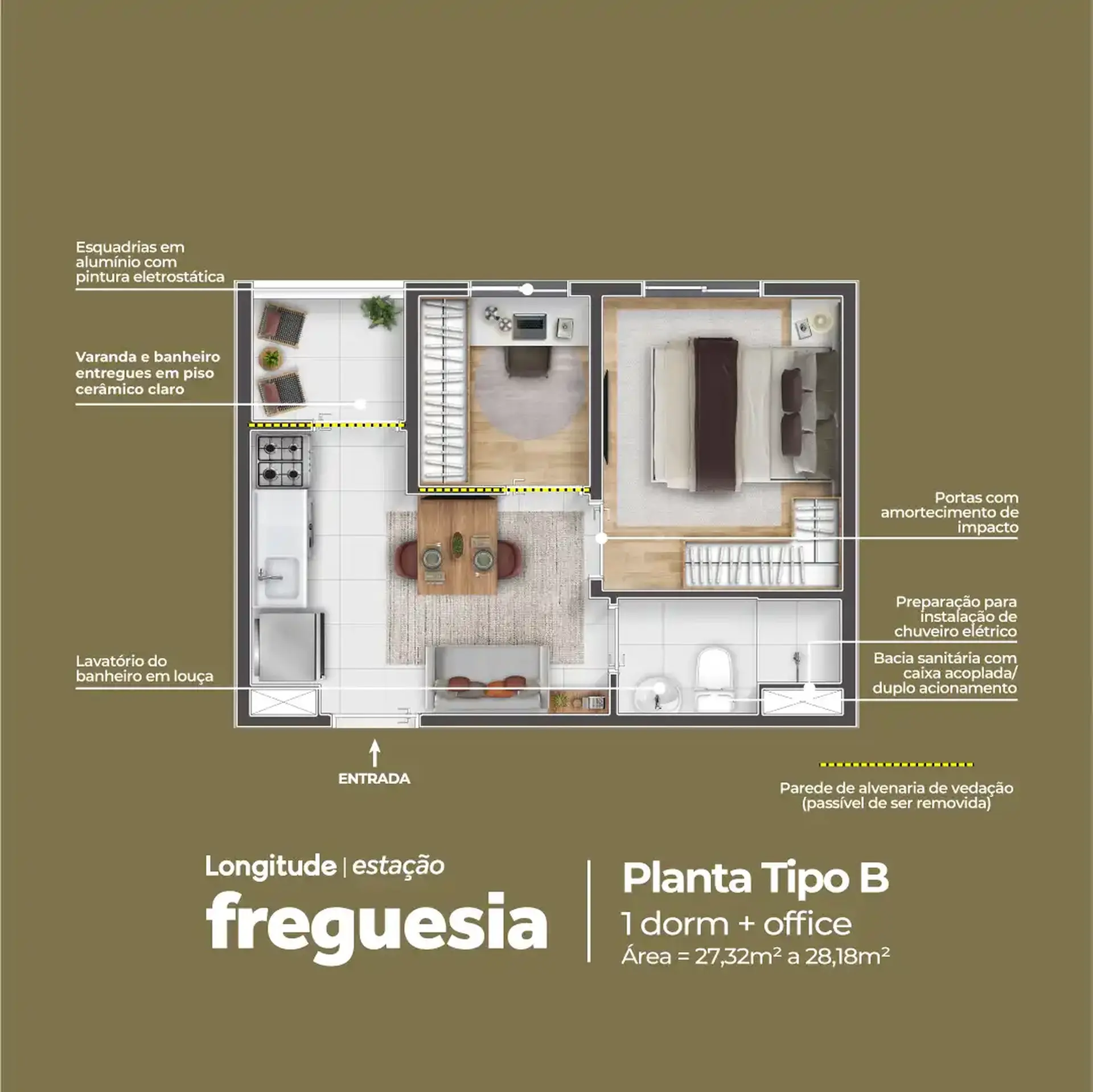 Planta 4 – Longitude Estação Freguesia
