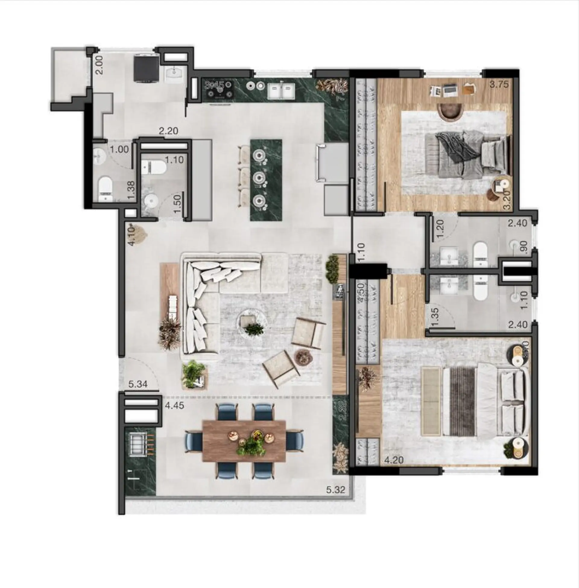 Planta 1 – Lumen Campo Belo