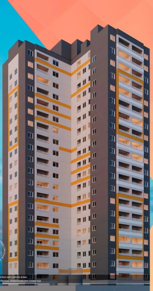 Fachada do empreendimento Metrocasa Cupecê