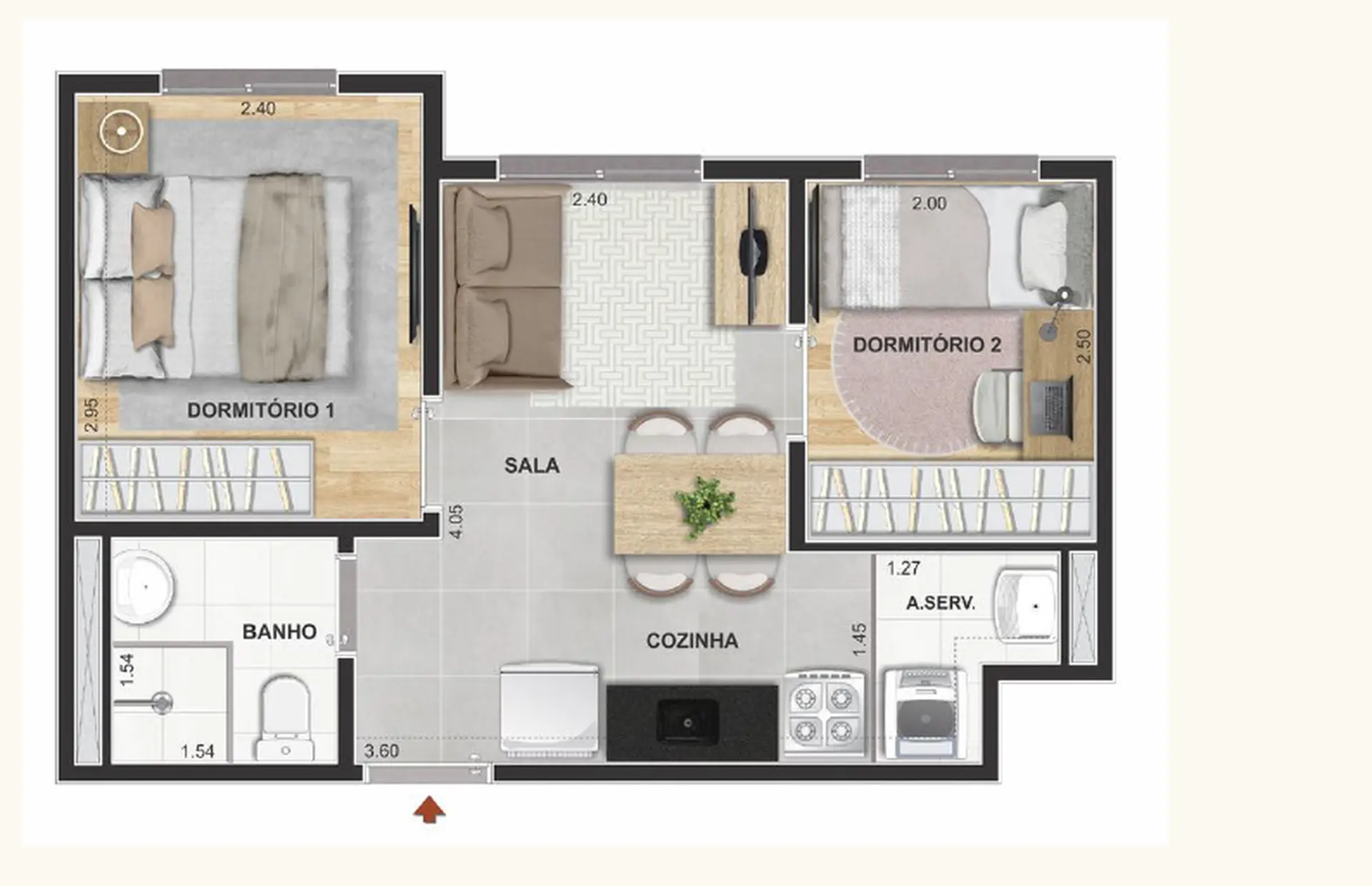 Planta 4 – Modern Mooca