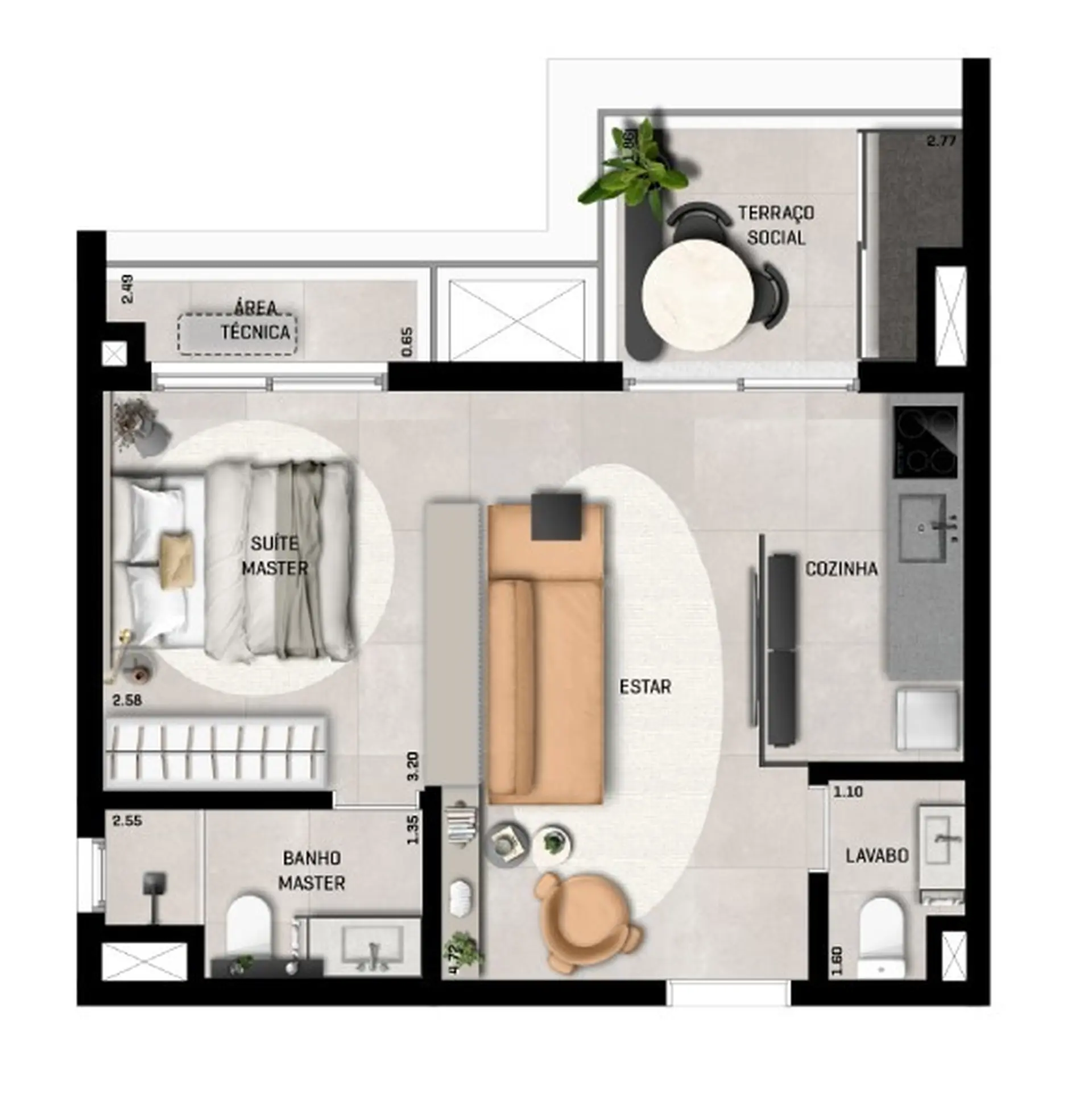 Planta 1 – Mozae Higienópolis
