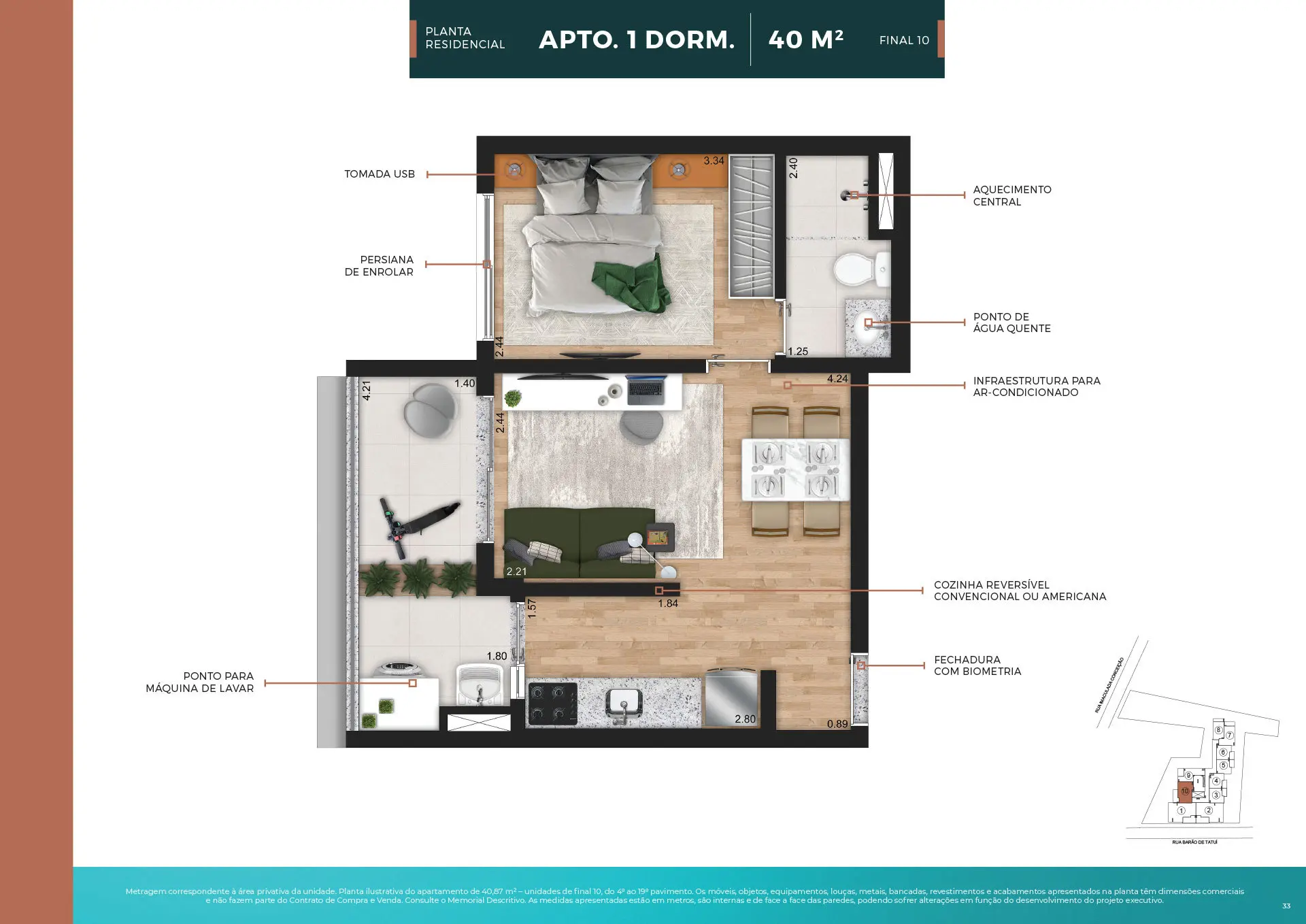 Planta 2 – Pulse Higienópolis