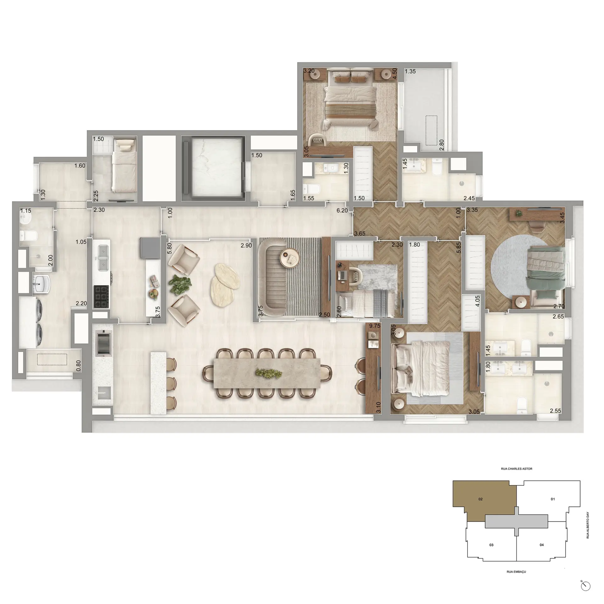 Planta 3 – The Garden Klabin