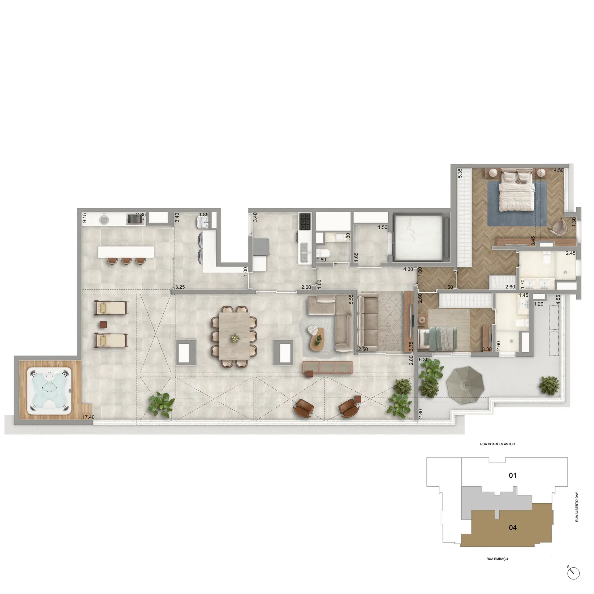 Planta 1 – The Garden Klabin