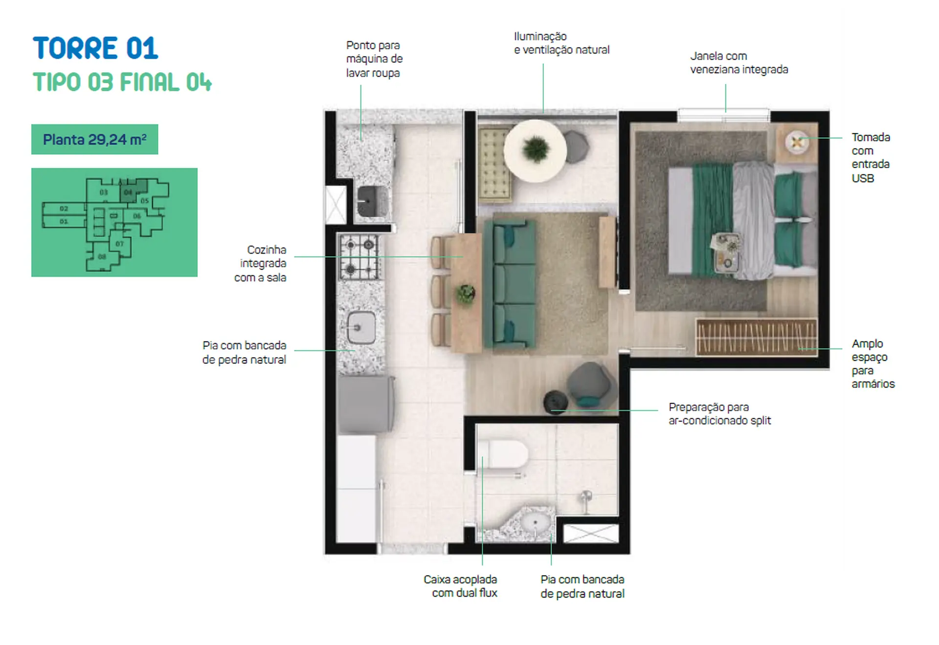 Planta 3 – Top Campo Limpo
