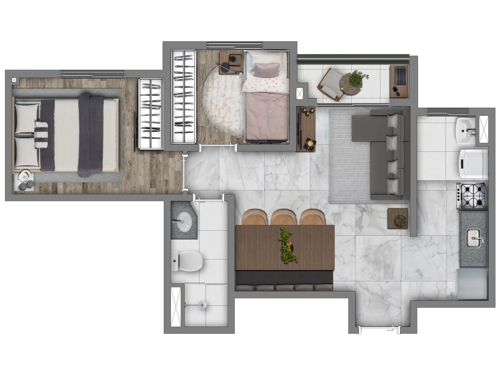 Planta 3 – Vivaz Prime Vila Nova Cachoeirinha