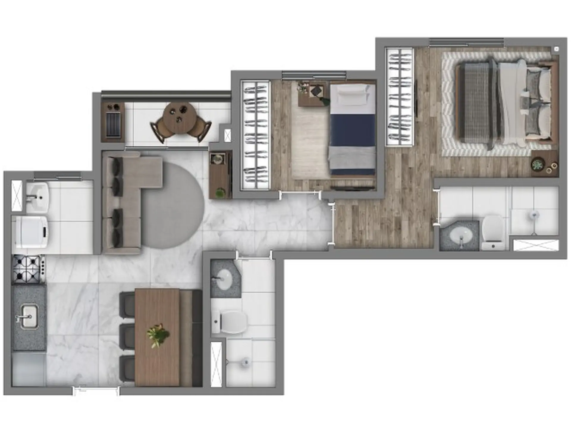 Planta 2 – Vivaz Prime Vila Nova Cachoeirinha