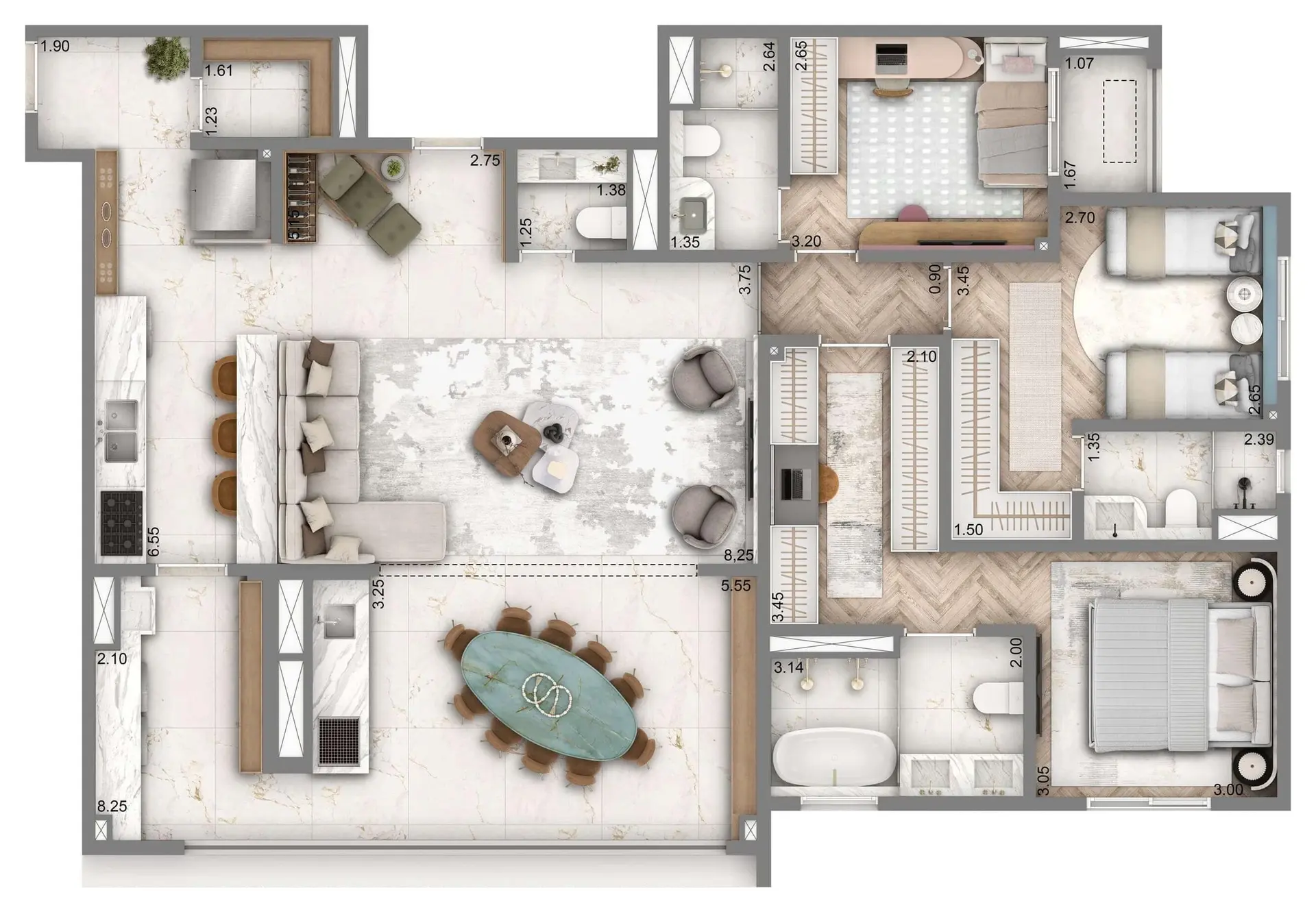 Planta 4 – Wellness Chácara Santo Antônio