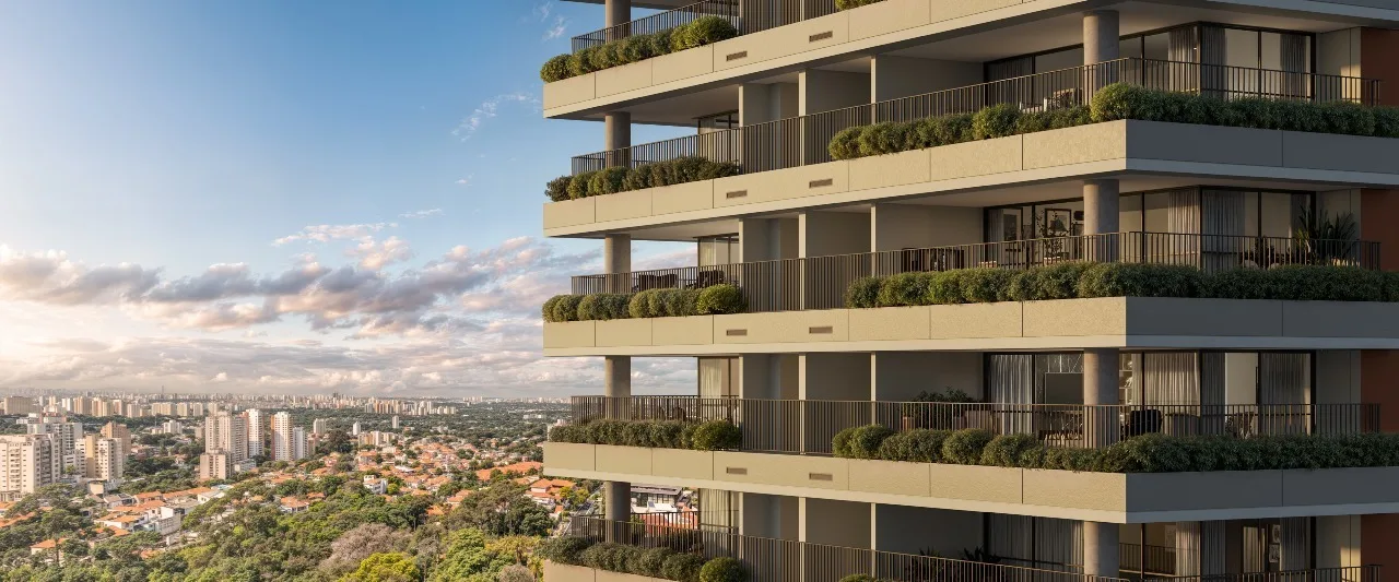 Fachada 2 do Aire Alto de Pinheiros em Pinheiros, São Paulo